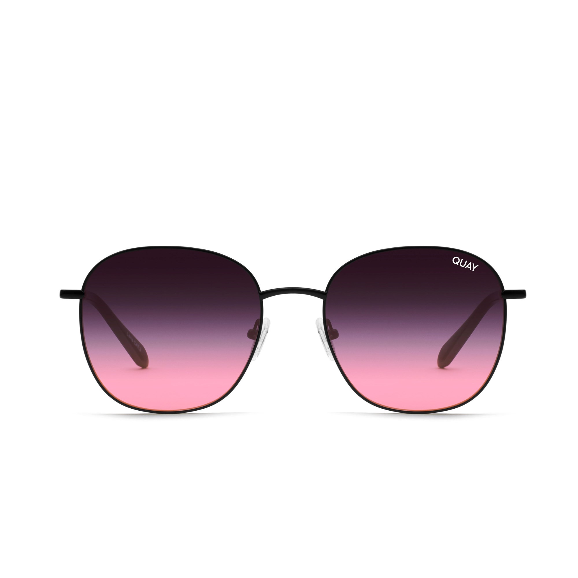 Black / Black Pink Fade Quay JEZABELL Women\'s Sunglasses | JEDZP-3967