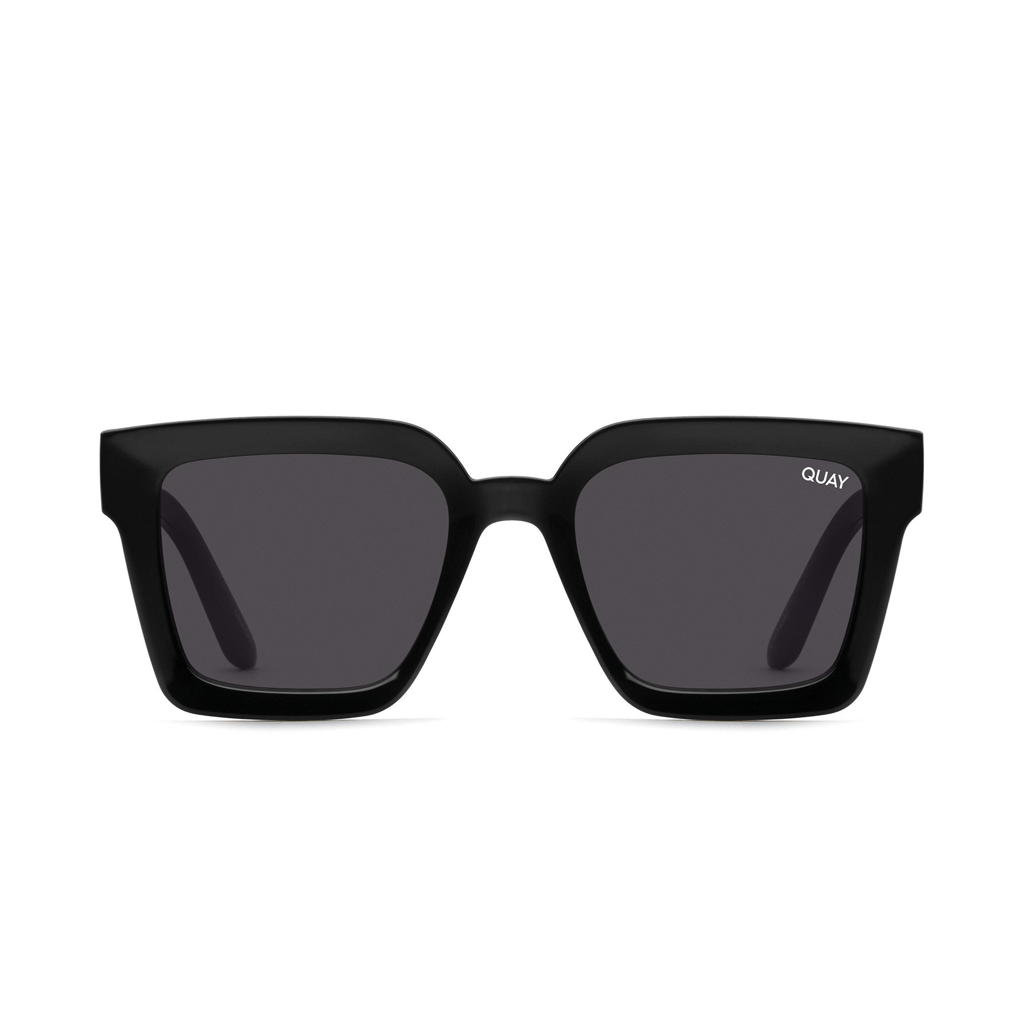 Black / Black Quay FOOLS GOLD Women\'s Sunglasses | UZTGV-4259