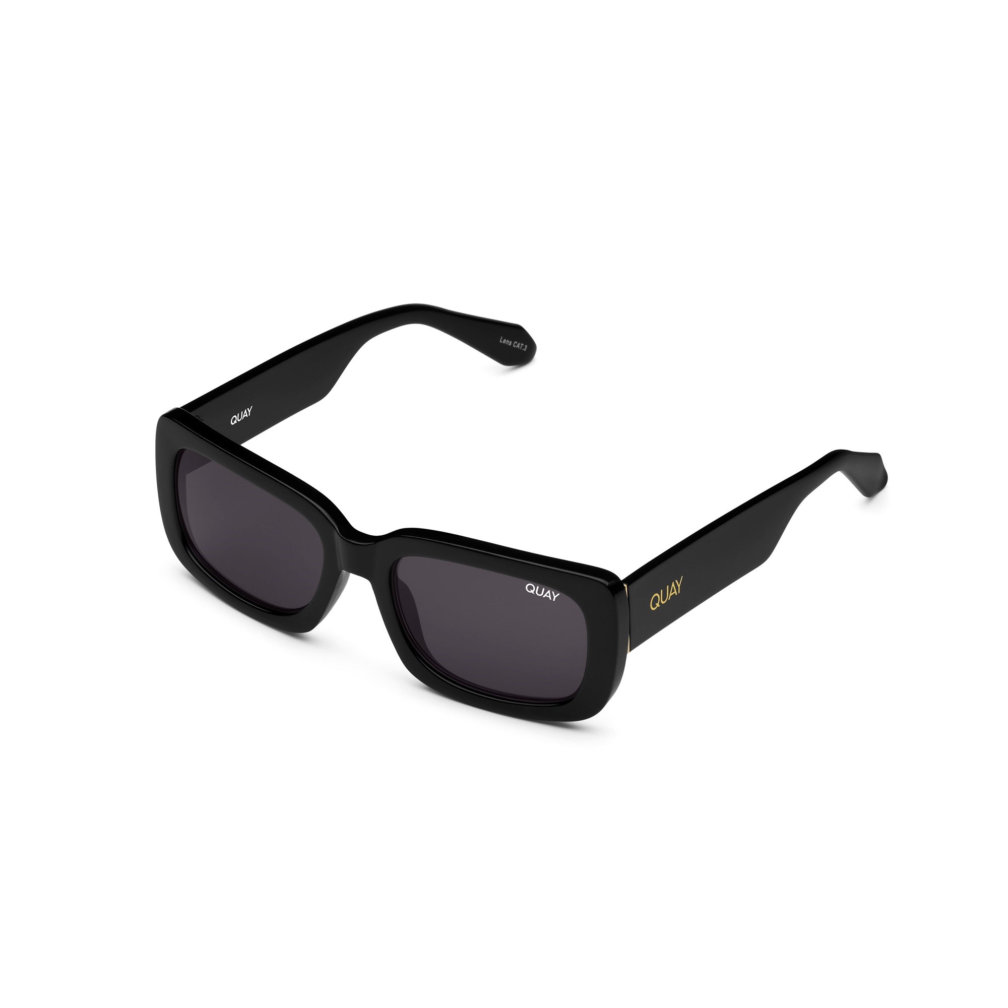 Black / Black Quay YADA YADA Men's Sunglasses | VAJWM-5291