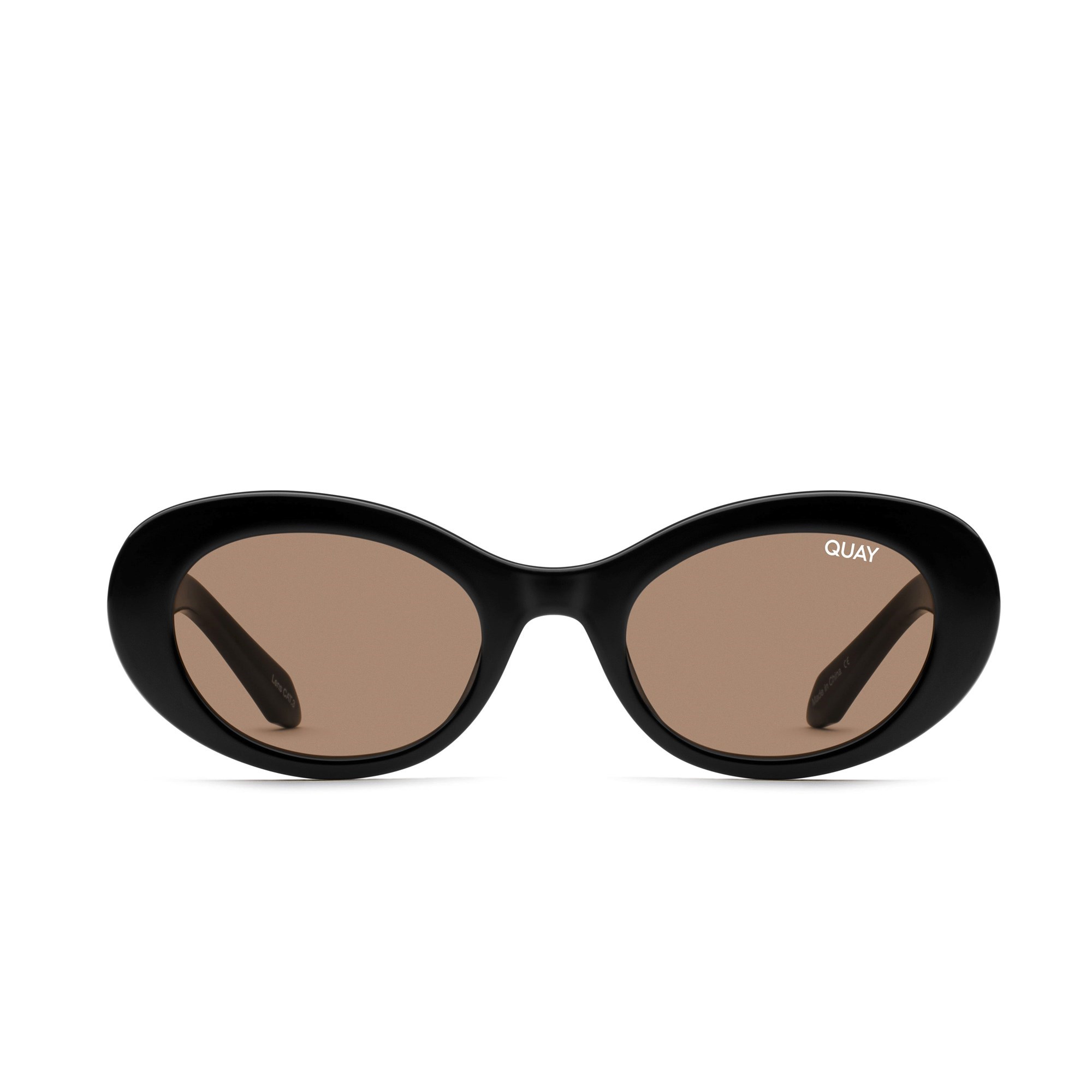 Black / Brown Quay SHOW UP Women\'s Sunglasses | WDAKI-4230