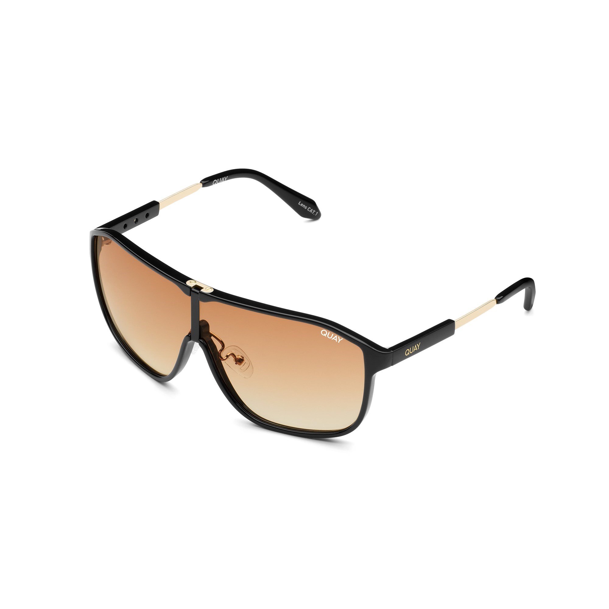 Black / Brown Quay STILL RICH Men's Sunglasses | RCWMP-1592