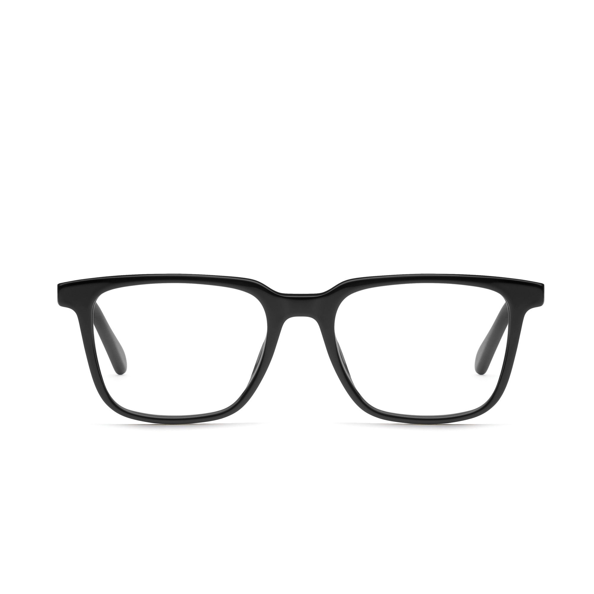 Black / Clear Rx Quay ALGORITHM OVERSIZED RX Unisex Glasses | FTROS-4569