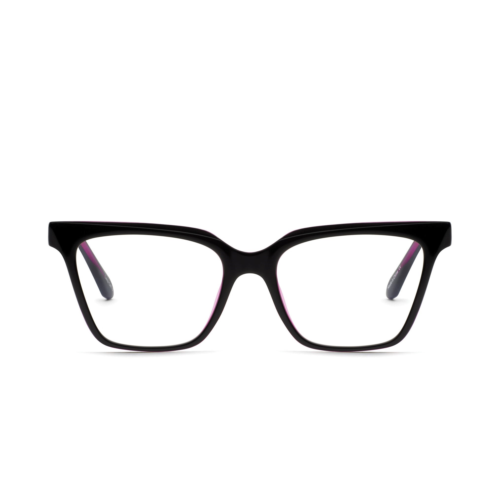 Black / Clear Rx Quay CEO RX Unisex Glasses | NJAEB-1540