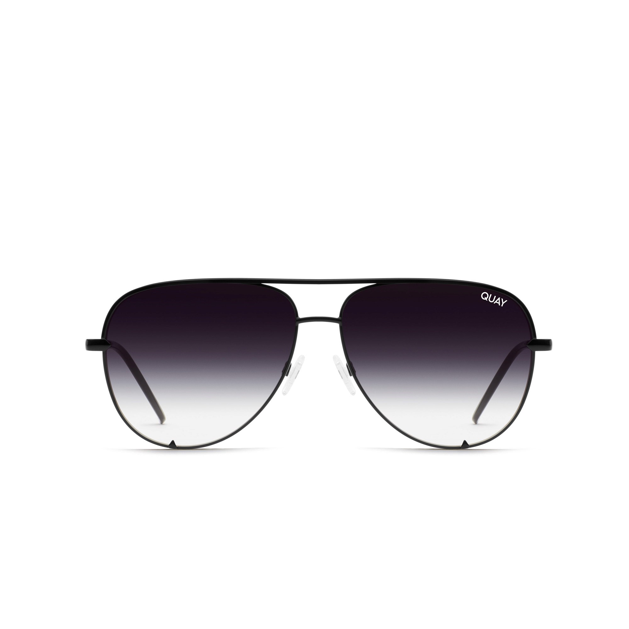 Black / Fade Quay HIGH KEY MINI Men\'s Sunglasses | MWTDF-4531