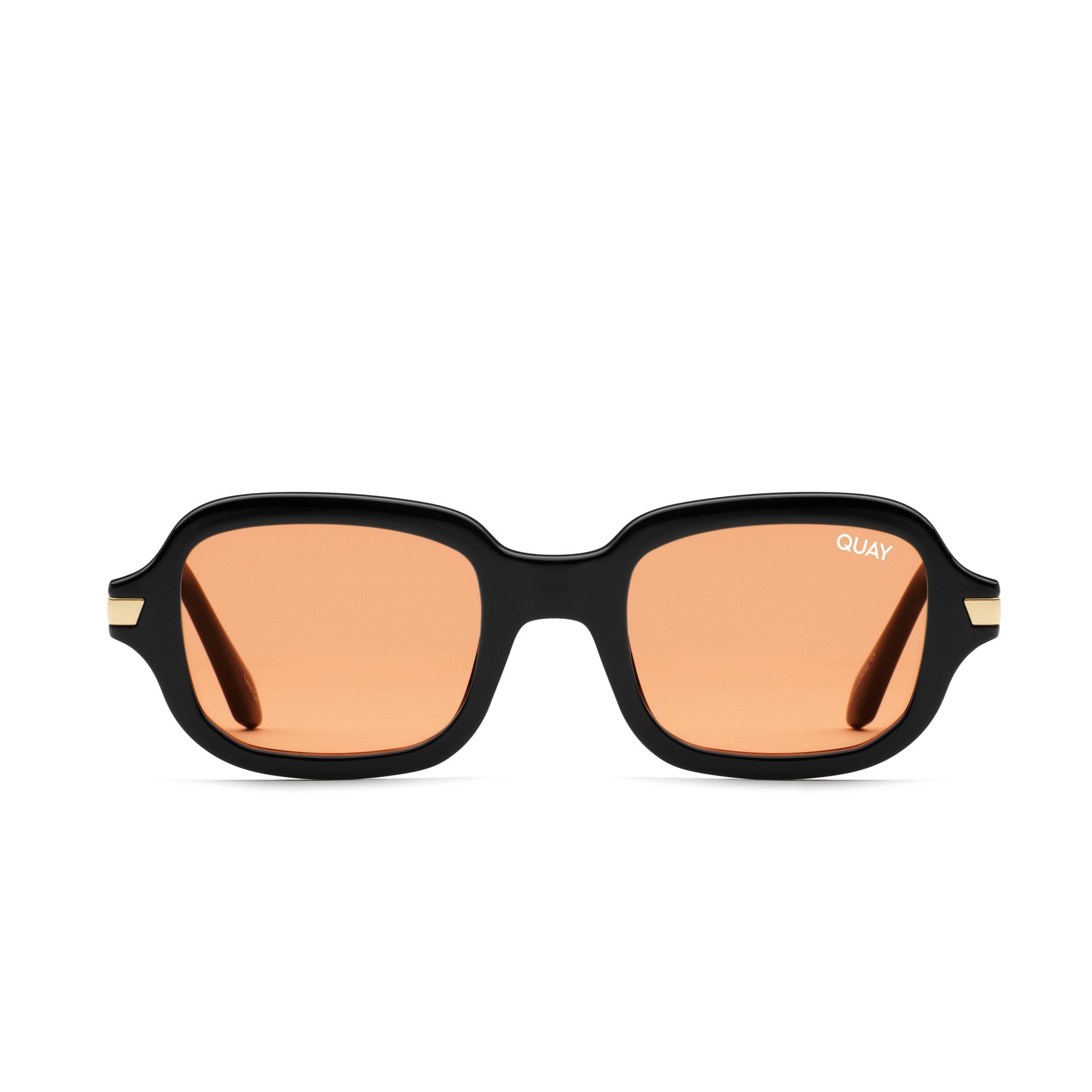 Black / Orange Quay IN DEMAND Women\'s Sunglasses | OKZNM-5194