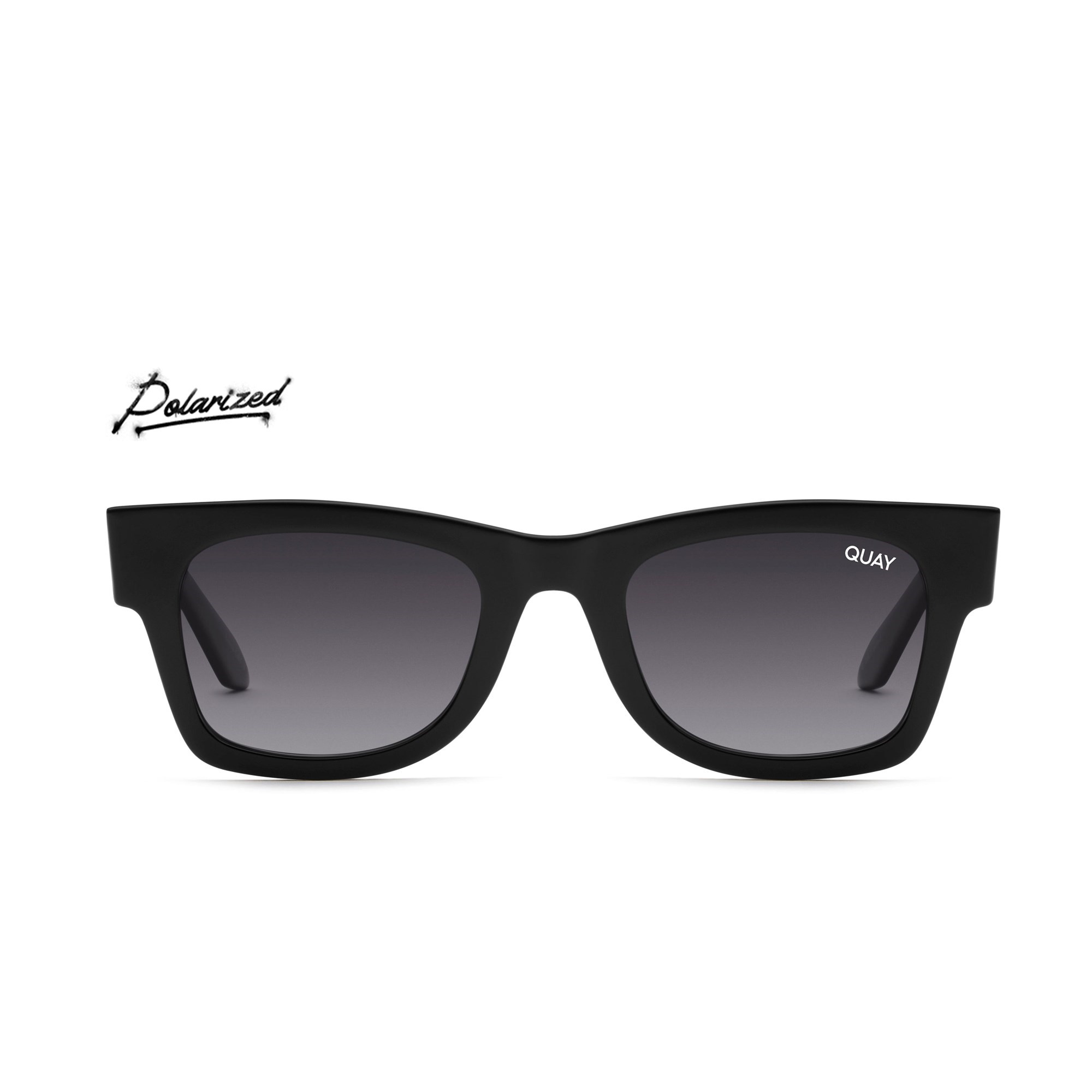 Black / Smoke Polarized Quay MAKIN MOVES Women\'s Sunglasses | DINUS-9680