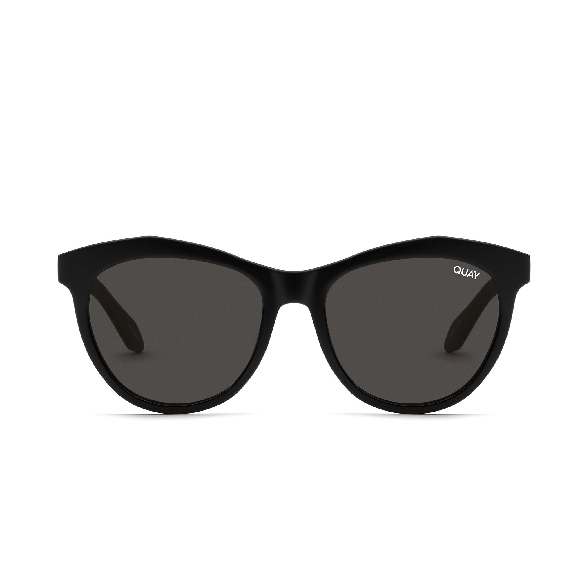 Black / Smoke Quay DROP TOP Women\'s Sunglasses | OPKRY-6840