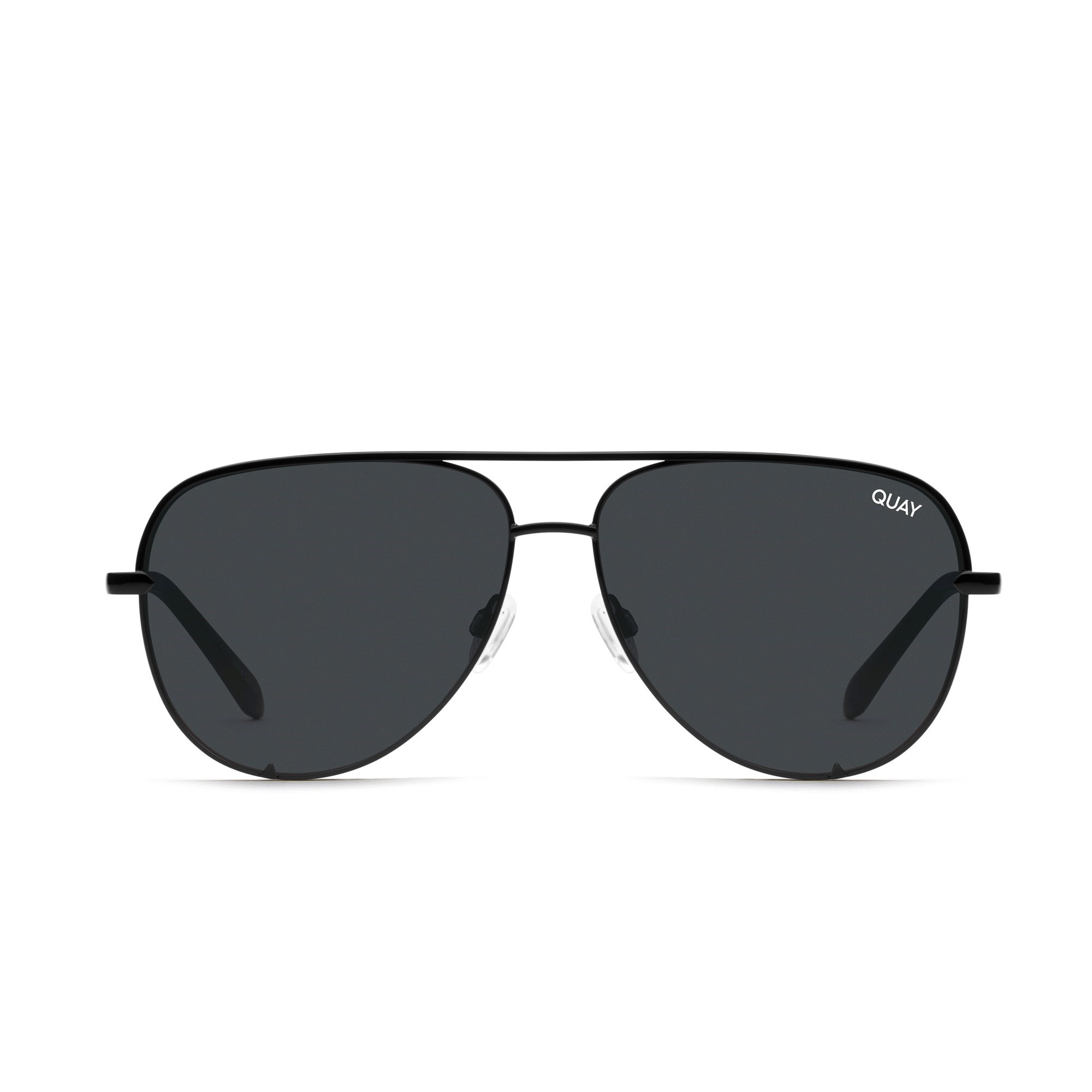 Black / Smoke Quay HIGH KEY MINI Men\'s Sunglasses | YPXQL-3725