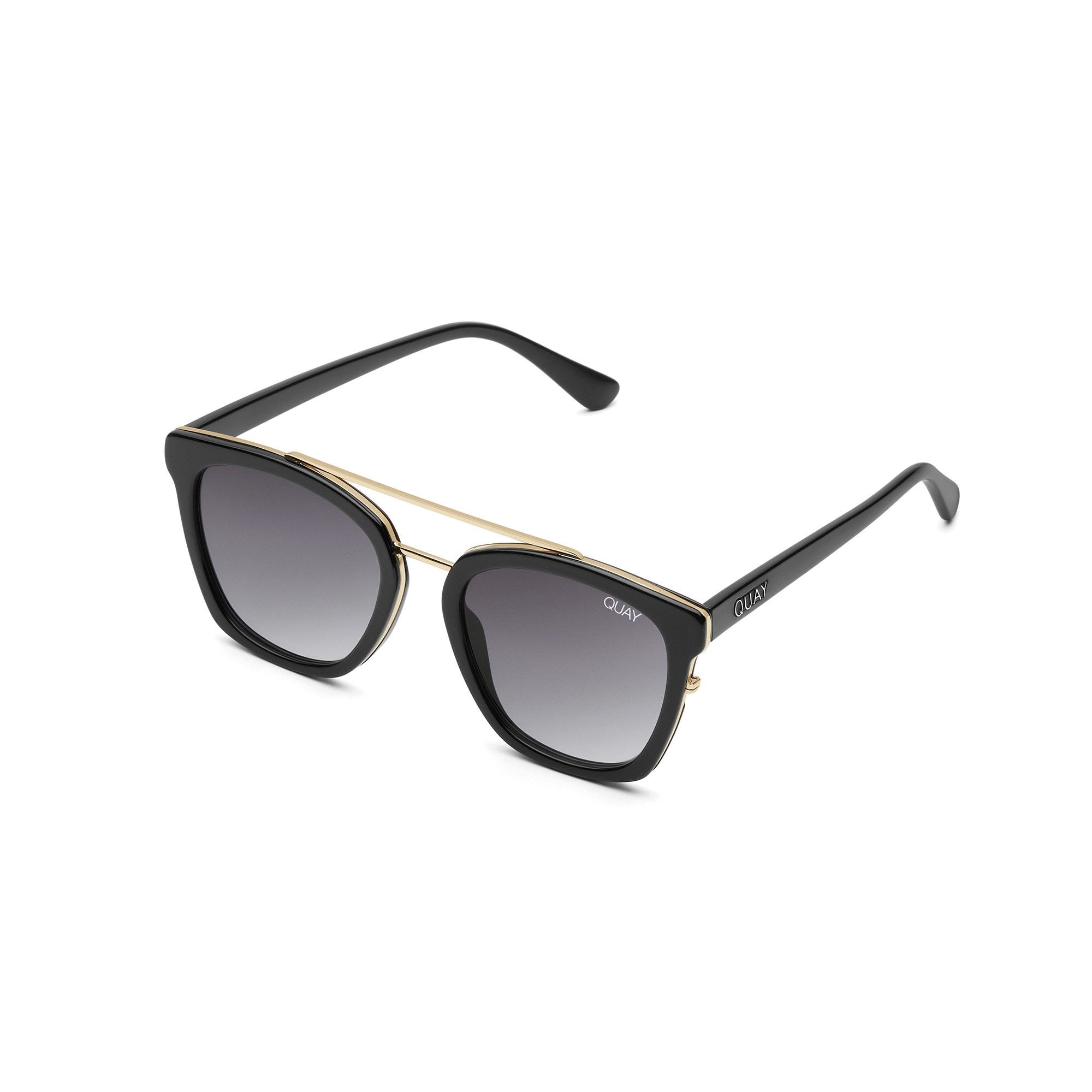 Black / Smoke Quay SWEET DREAMS Women's Sunglasses | OYKMD-9186