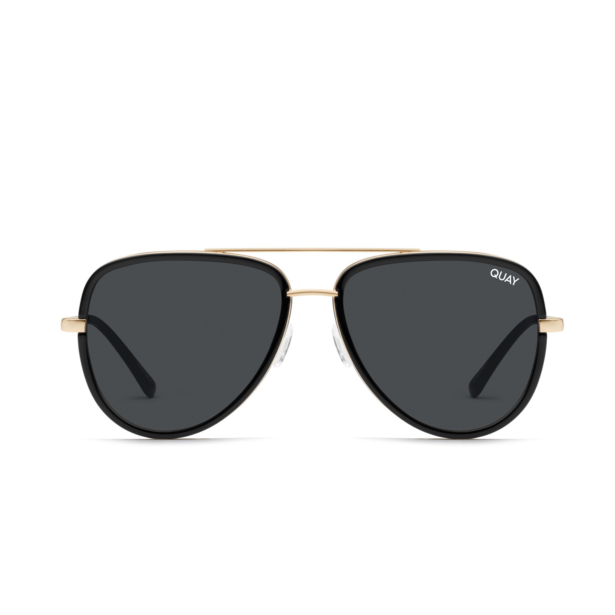 Black / Smoke Rx Quay ALL IN MINI RX Unisex Prescription Sunglasses | FUVST-3470