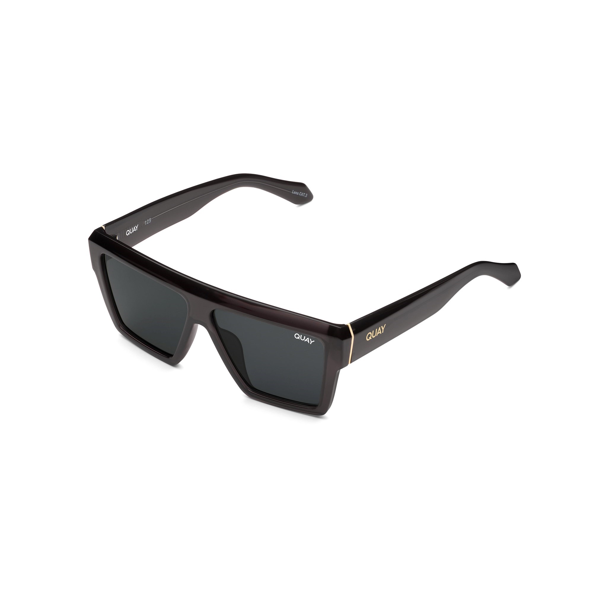 Black / Smoke Rx Quay BASE LINE RX Women's Sunglasses | VLSIC-2387