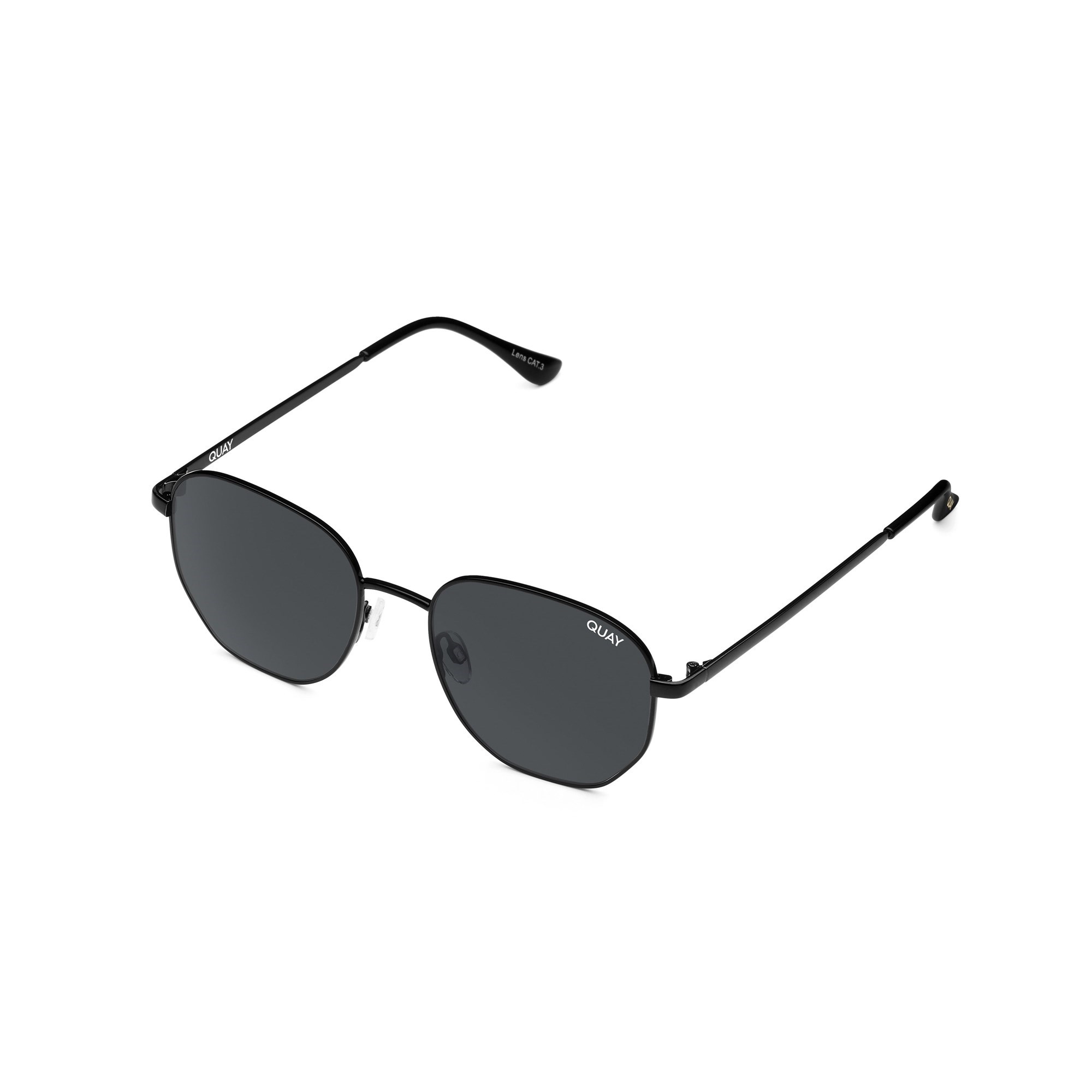 Black / Smoke Rx Quay BIG TIME RX Unisex Prescription Sunglasses | YQZSG-2805