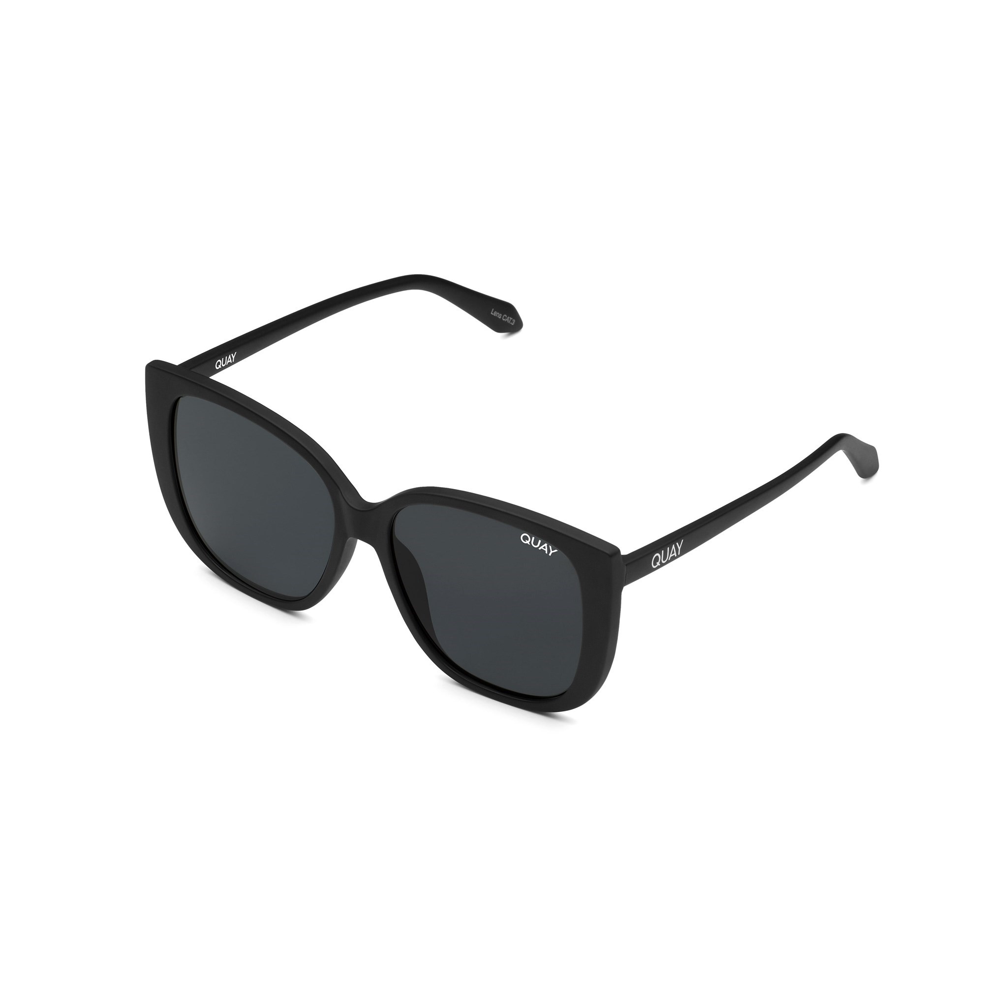 Black / Smoke Rx Quay EVER AFTER RX Unisex Prescription Sunglasses | DTOVQ-6403