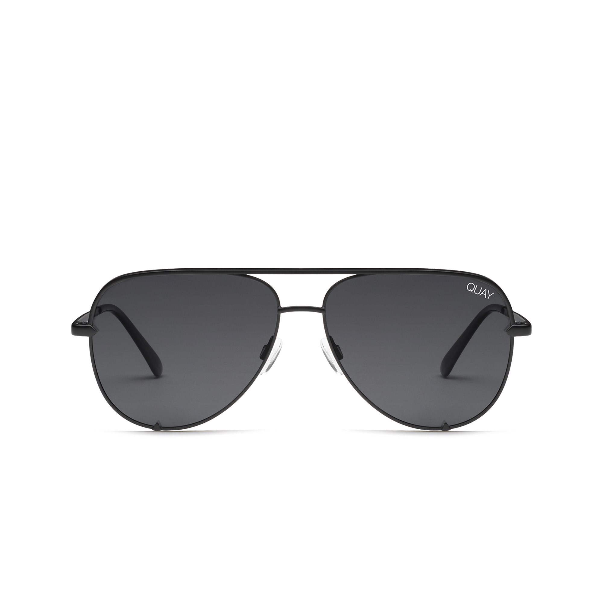 Black / Smoke Rx Quay HIGH KEY MICRO RX Unisex Prescription Sunglasses | FOTDI-5047