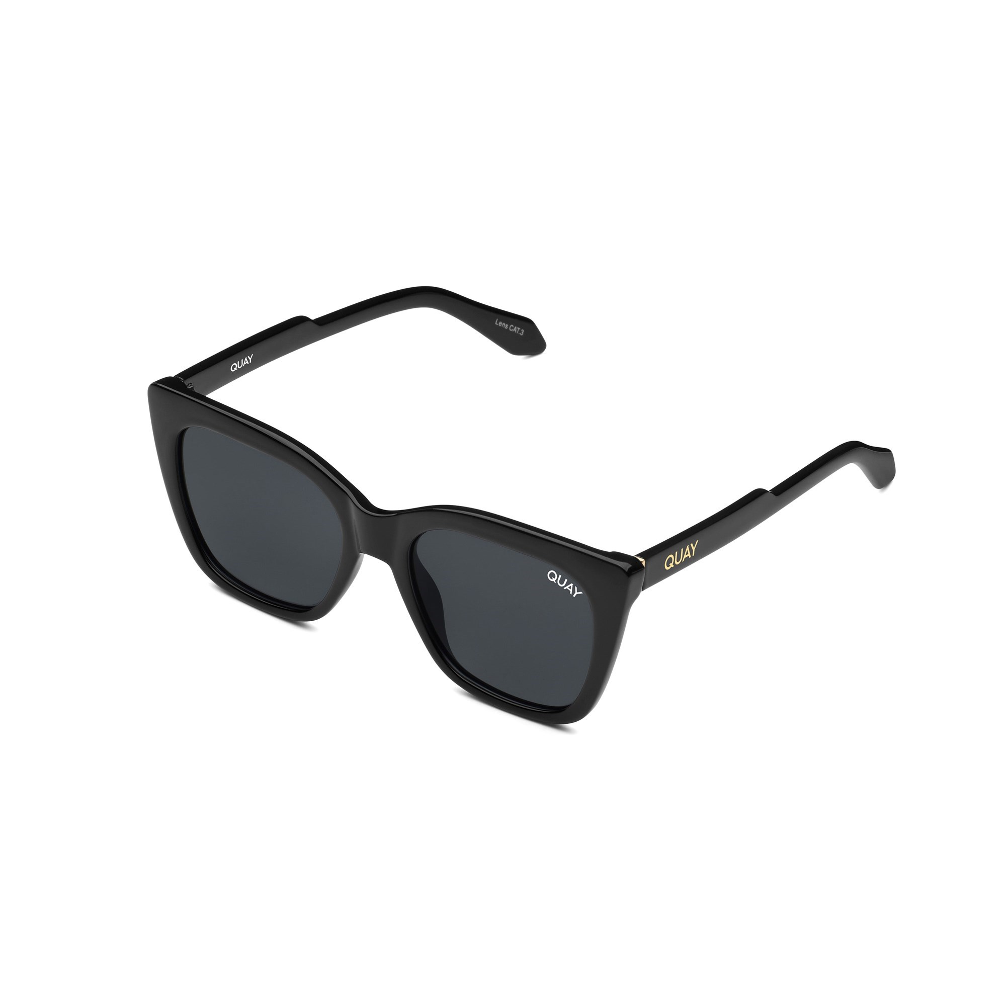 Black / Smoke Rx Quay TAG ME RX Women's Sunglasses | BHILW-8546