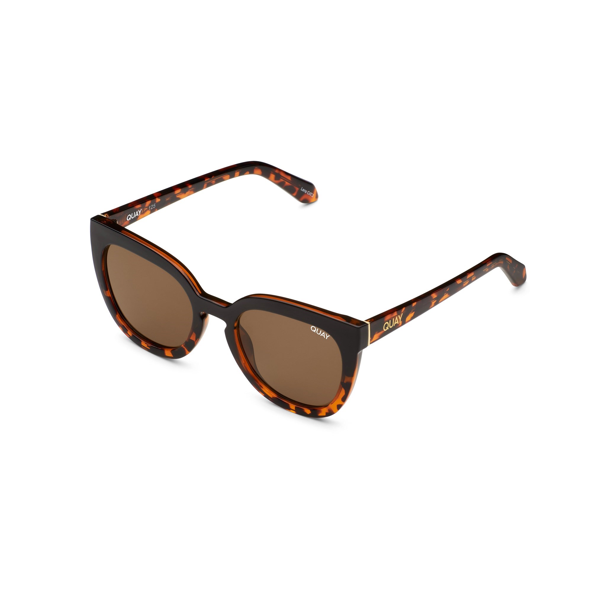 Black Tortoise / Brown Rx Quay NOOSA RX Unisex Prescription Sunglasses | CBPIU-5649