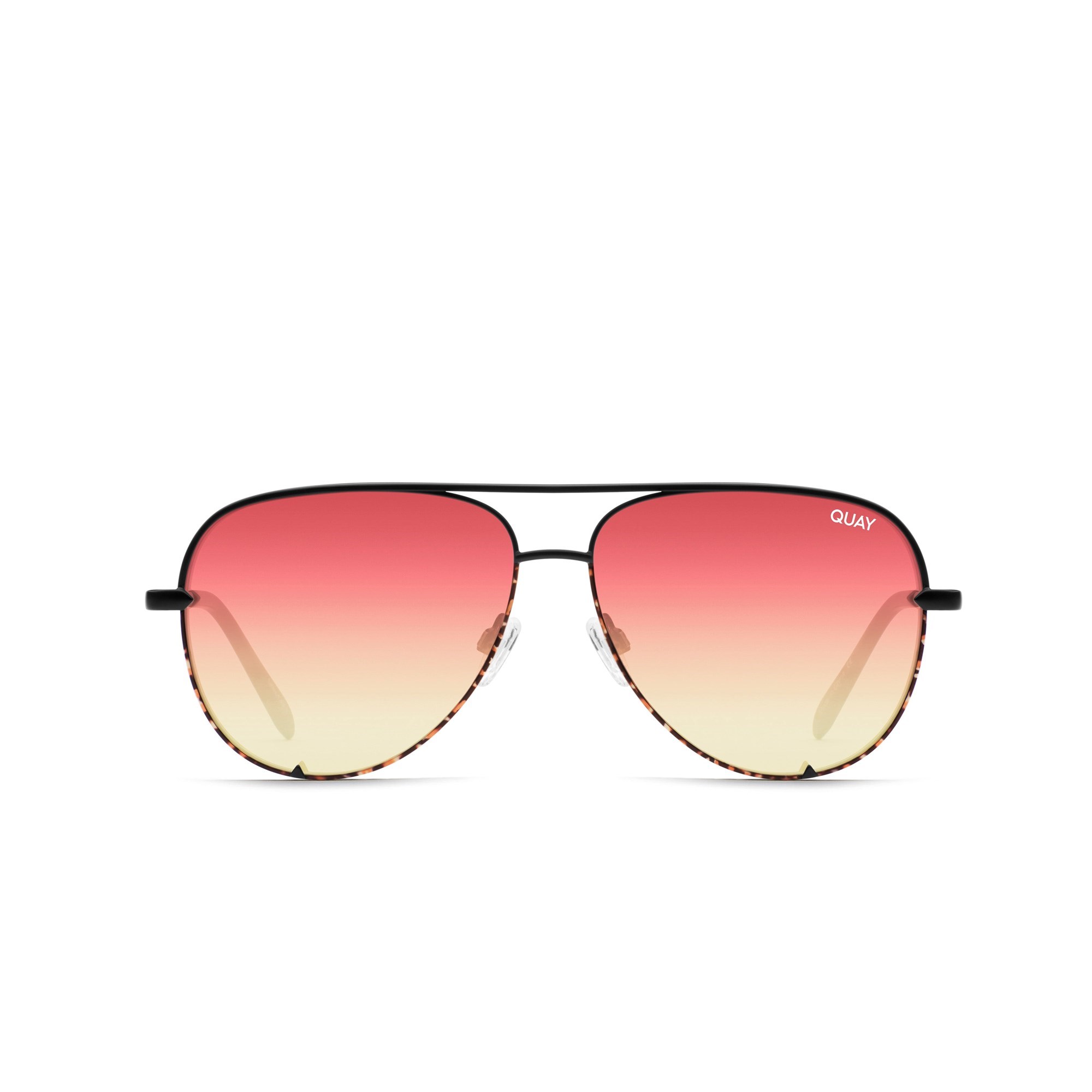 Black Tortoise / Coral Quay HIGH KEY MINI Women\'s Sunglasses | AZIVY-5890