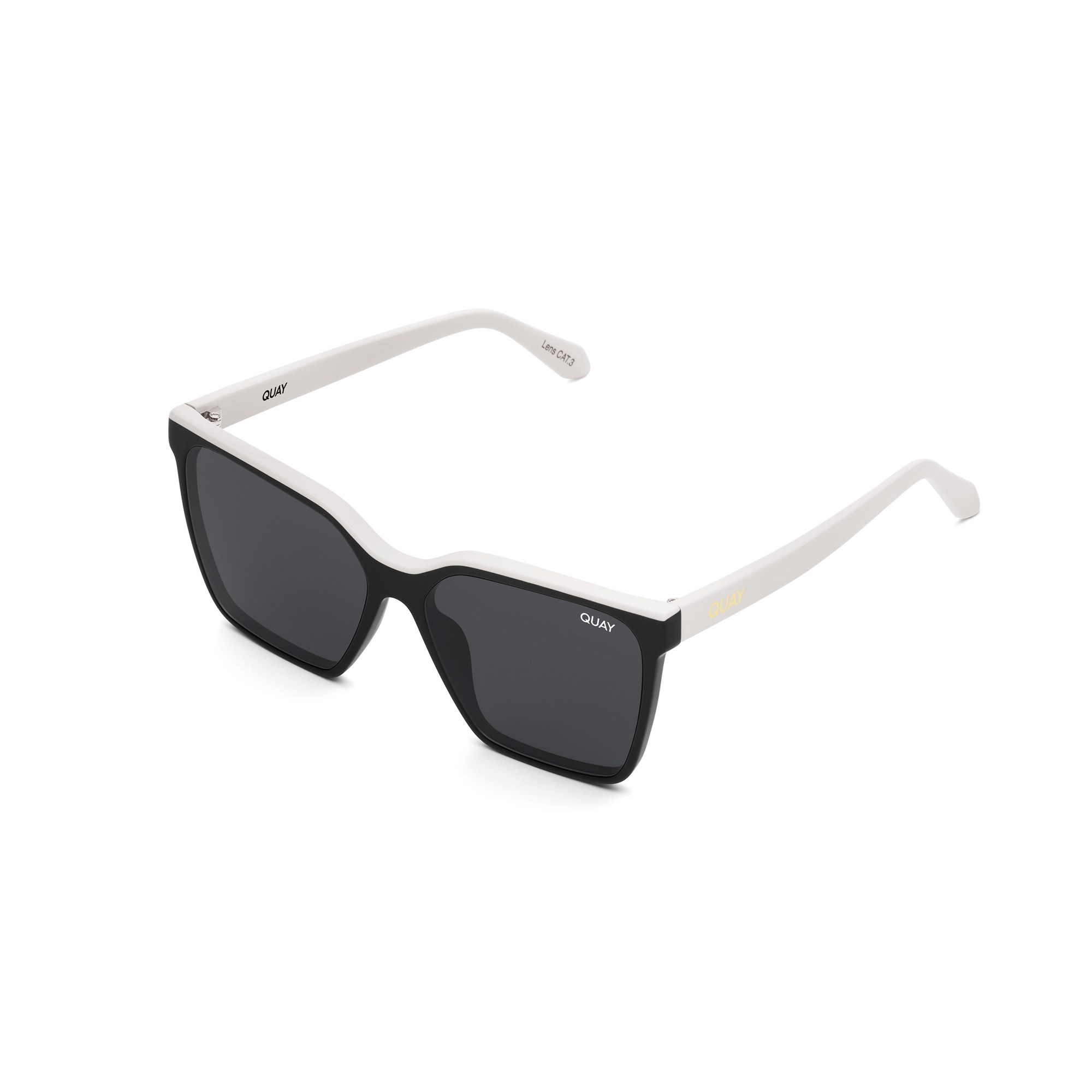 Black White / Black Quay LEVEL UP Women's Sunglasses | ZSOLR-2460