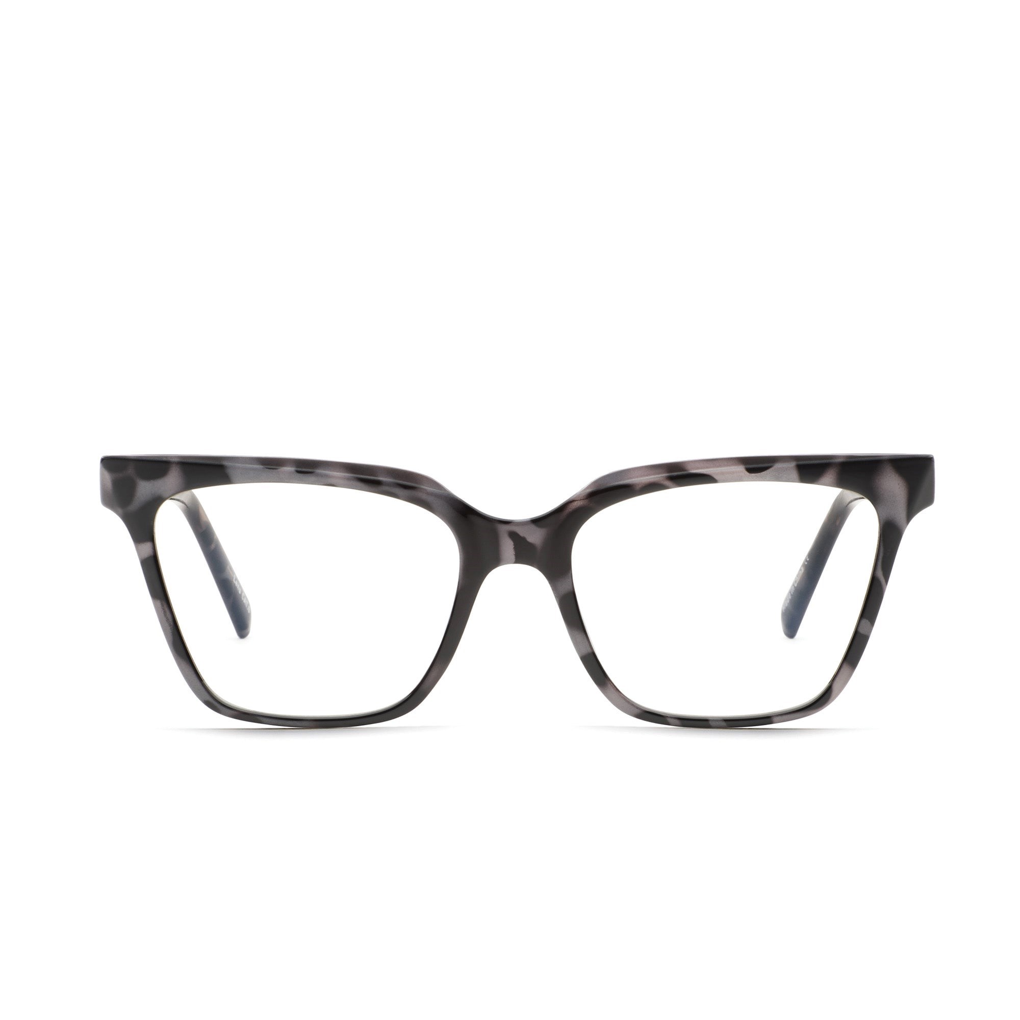 Black White Tortoise / Clear Rx Quay CEO RX Unisex Glasses | ZAMHL-0147