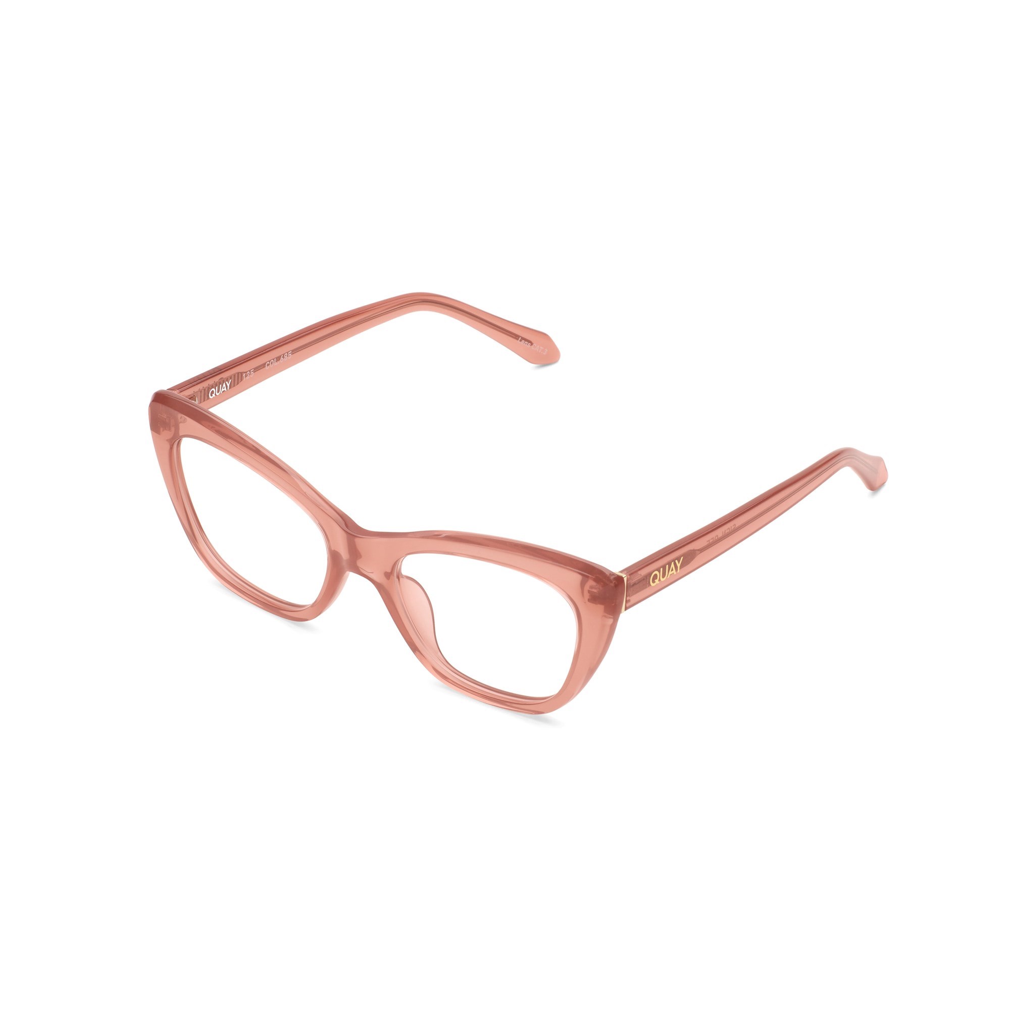 Blush / Clear Rx Quay SIGN OFF RX. Unisex Glasses | RFTKL-2067