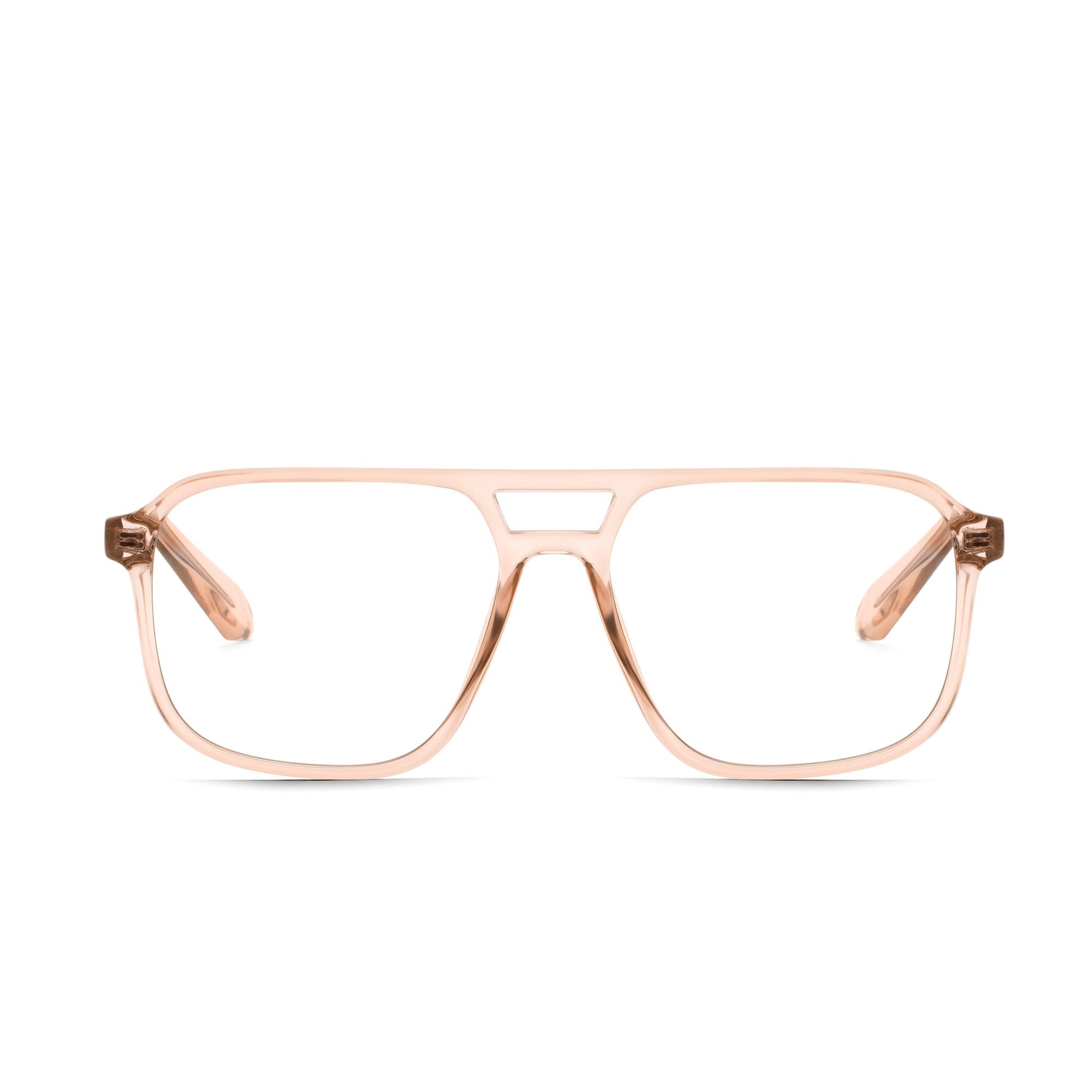 Champagne / Clear Rx Quay ON THE FLY RX Unisex Glasses | PMYHS-6392