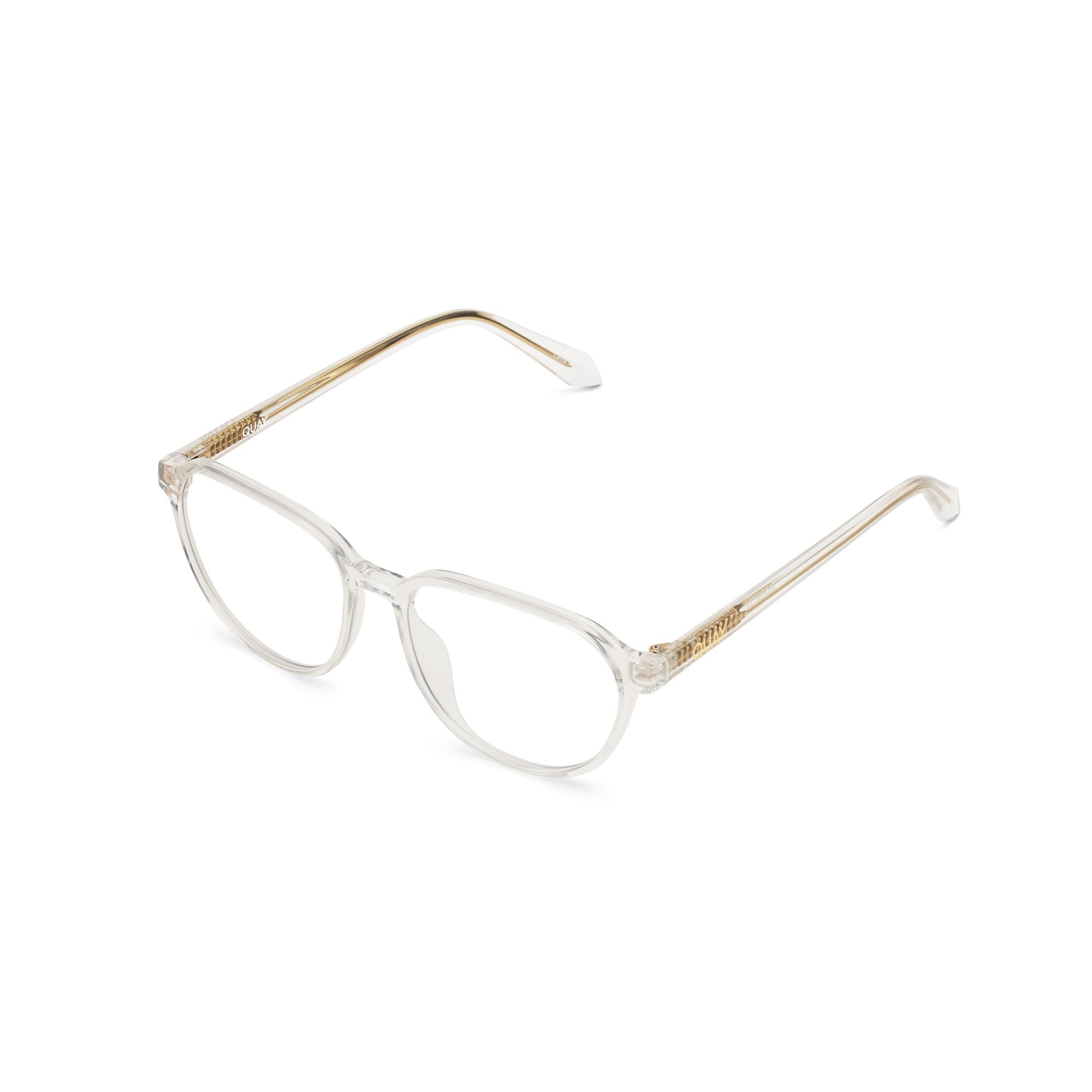 Clear / Clear Rx Quay BOOK IT RX Unisex Glasses | FGXUB-3791