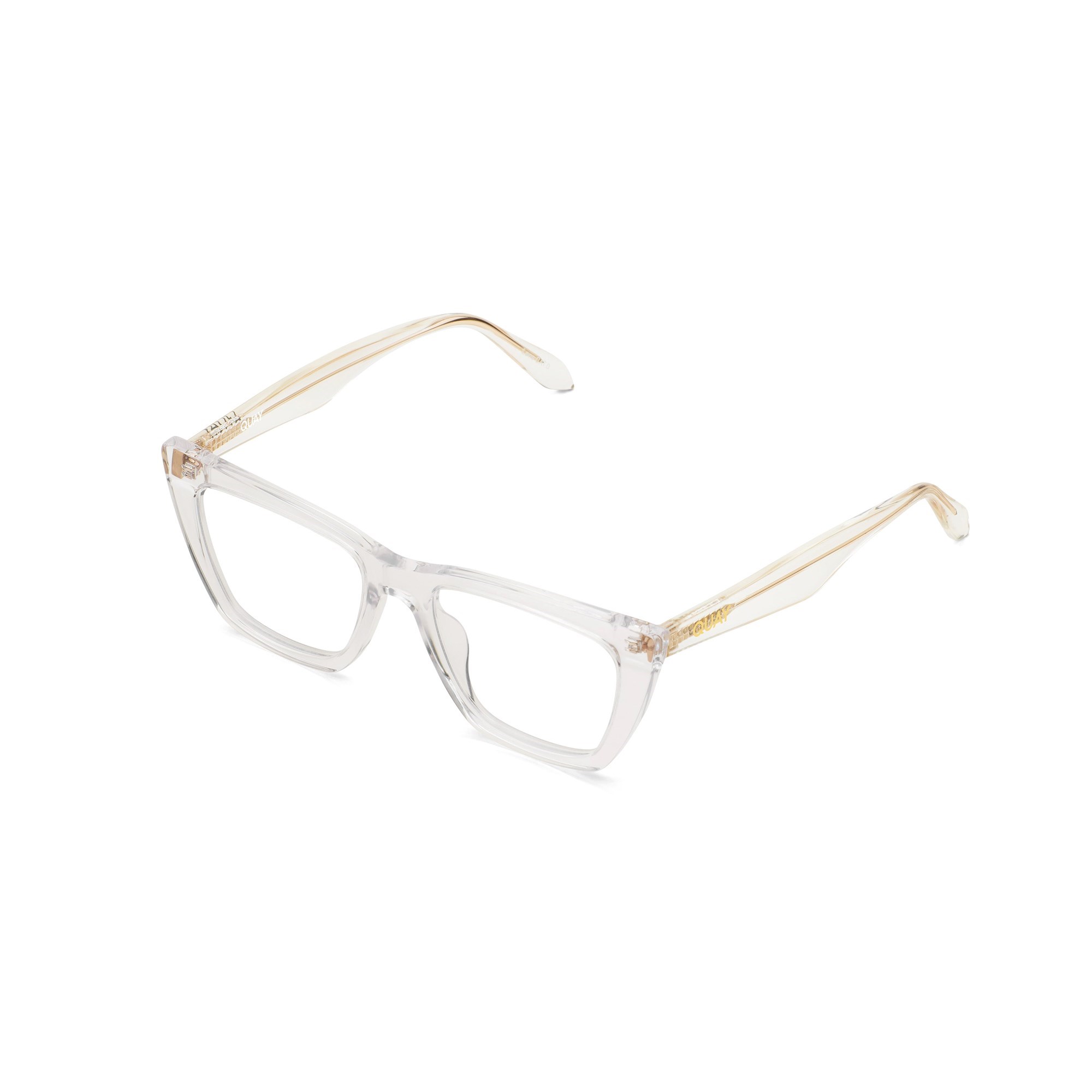 Clear / Clear Rx Quay CALL THE SHOTS RX Unisex Glasses | AMLZO-3650