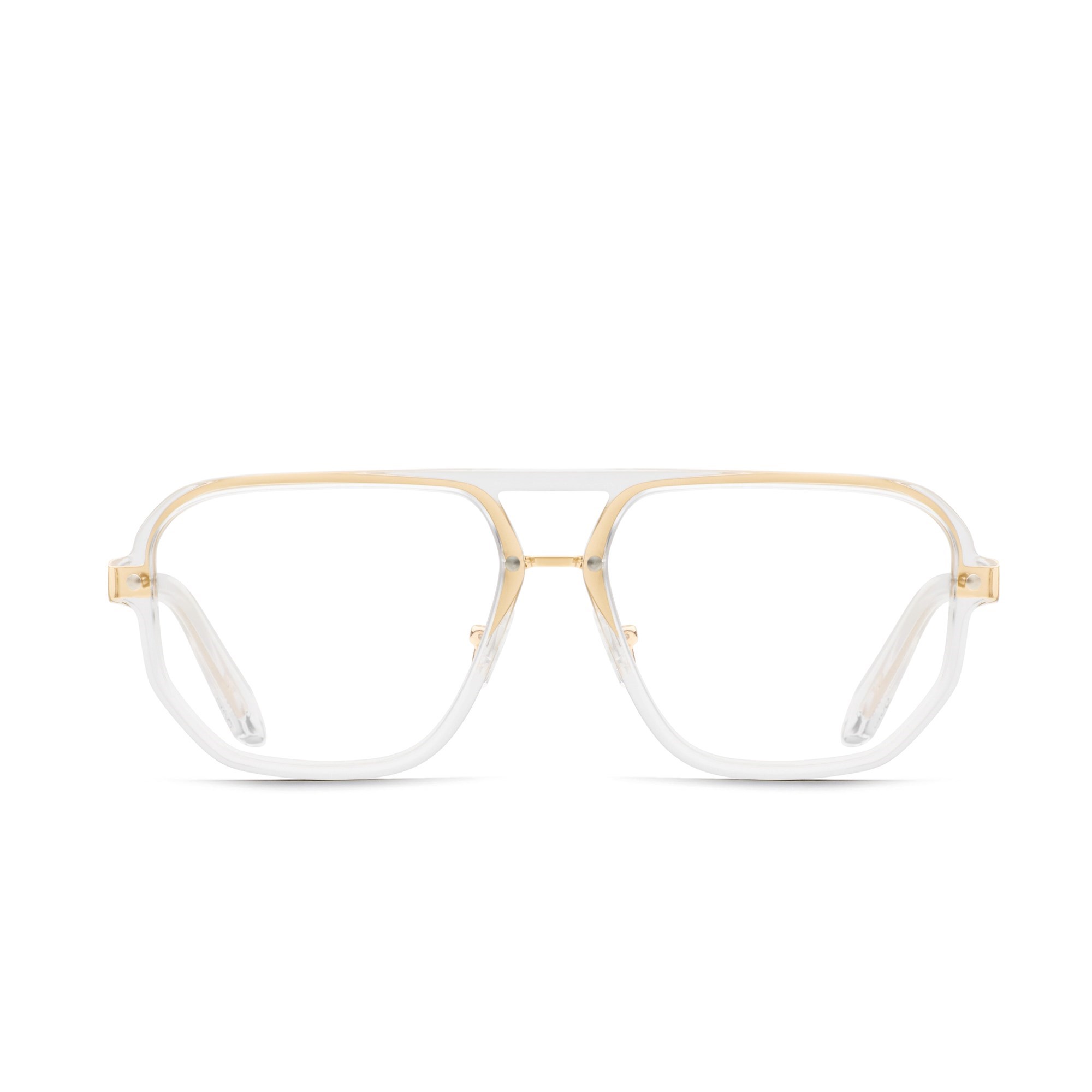 Clear / Clear Rx Quay FRONT ROW RX Unisex Glasses | HZMCE-1237