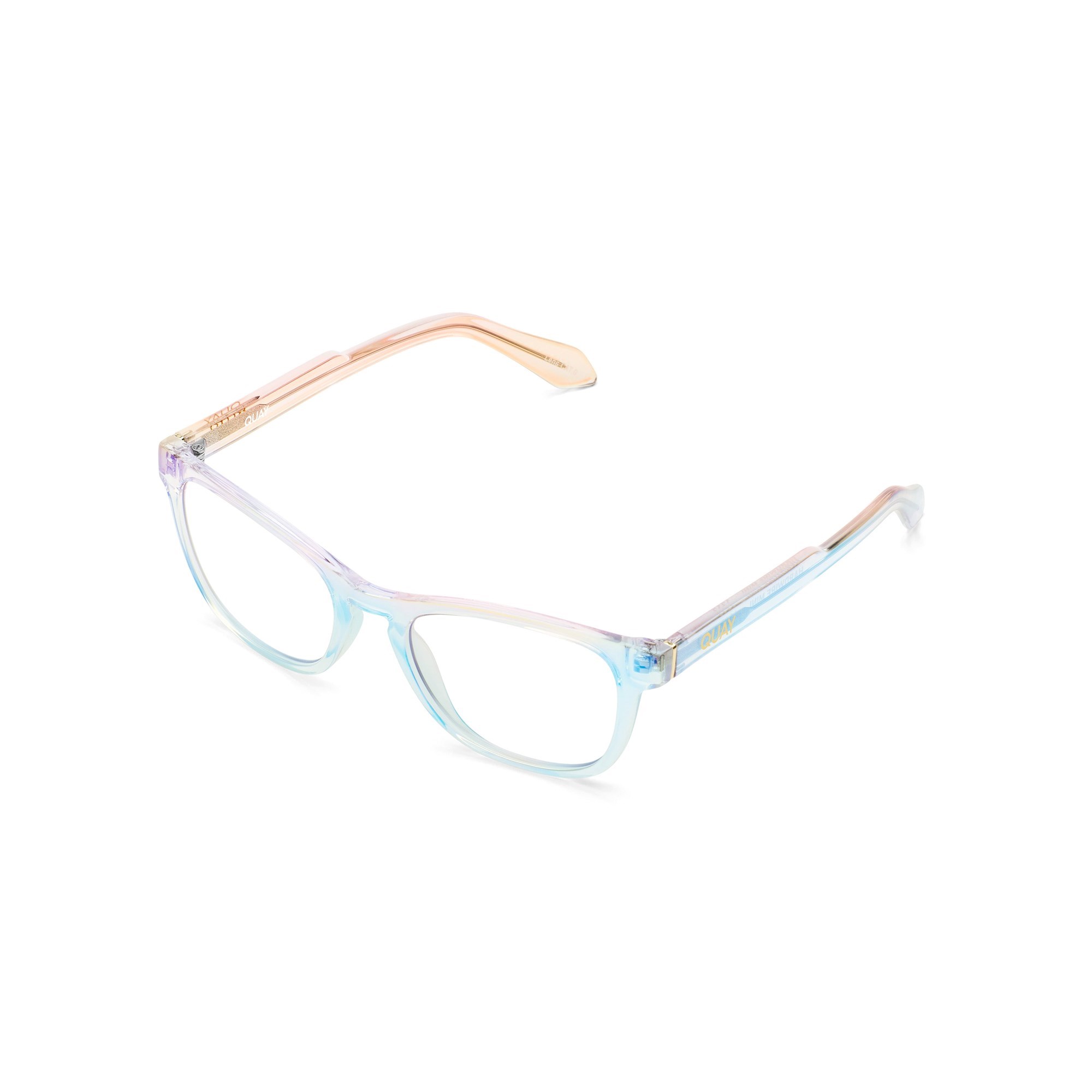 Clear Holographic / Clear Rx Quay HARDWIRE MINI RX Unisex Glasses | MAOWS-0396