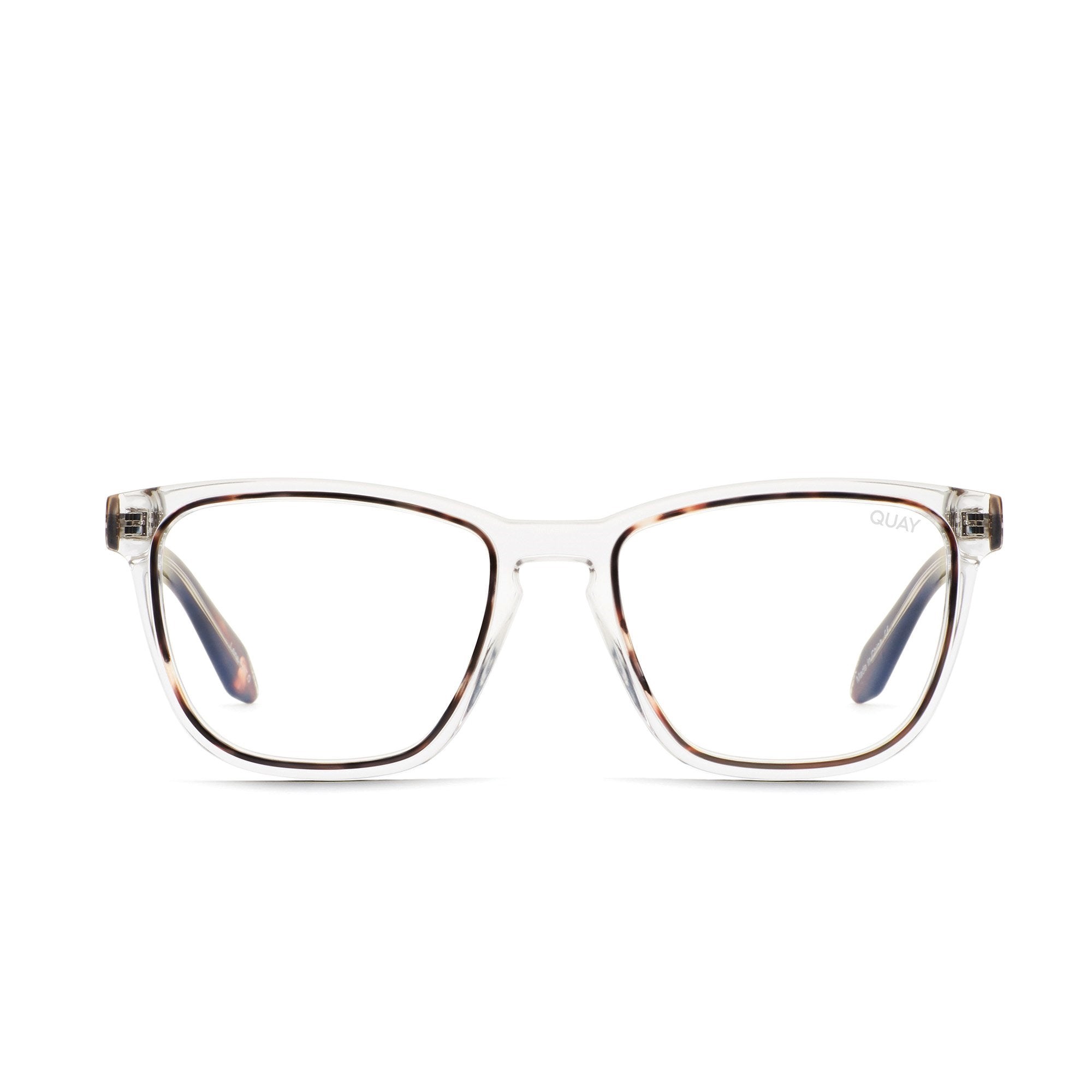 Clear Tortoise / Clear Rx Quay HARDWIRE TWO-TONE RX Unisex Glasses | DRPSU-9058