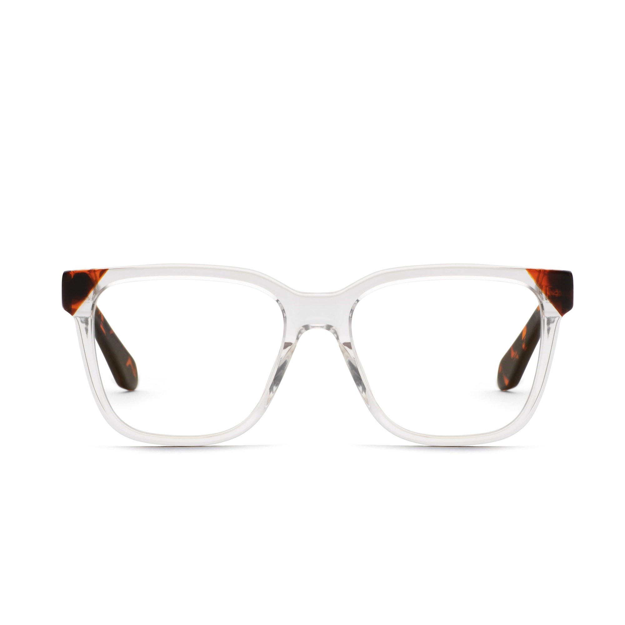 Clear Tortoise / Clear Rx Quay WIRED STANDARD RX Unisex Glasses | ASMNG-9814