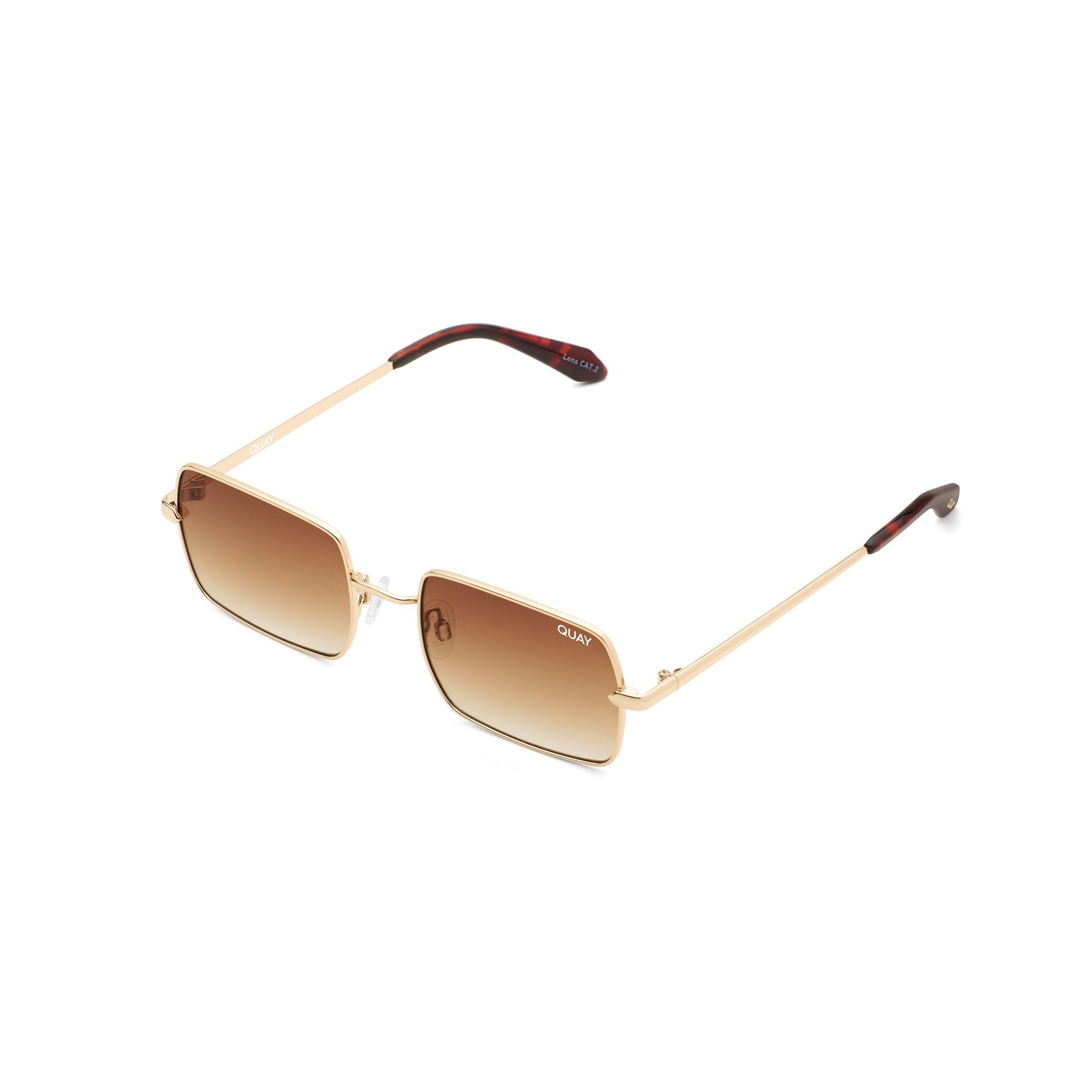 Gold / Brown Quay TTYL Men's Sunglasses | GELPK-5241