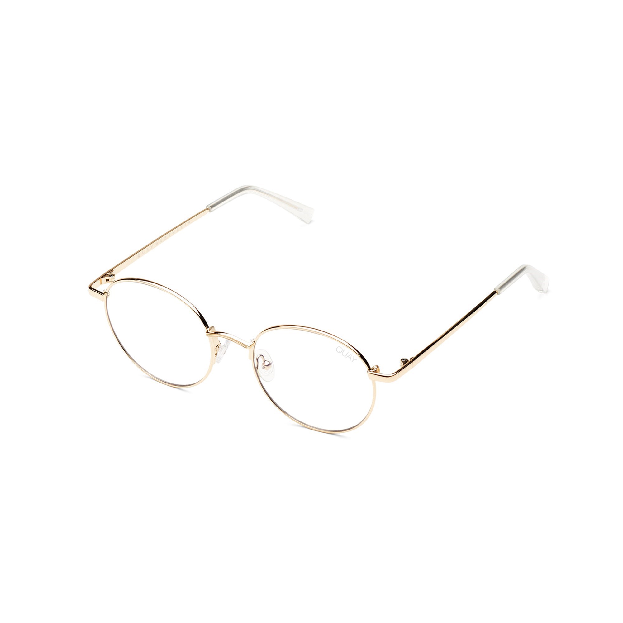 Gold / Clear Rx Quay I SEE YOU RX Unisex Glasses | GHADE-6570