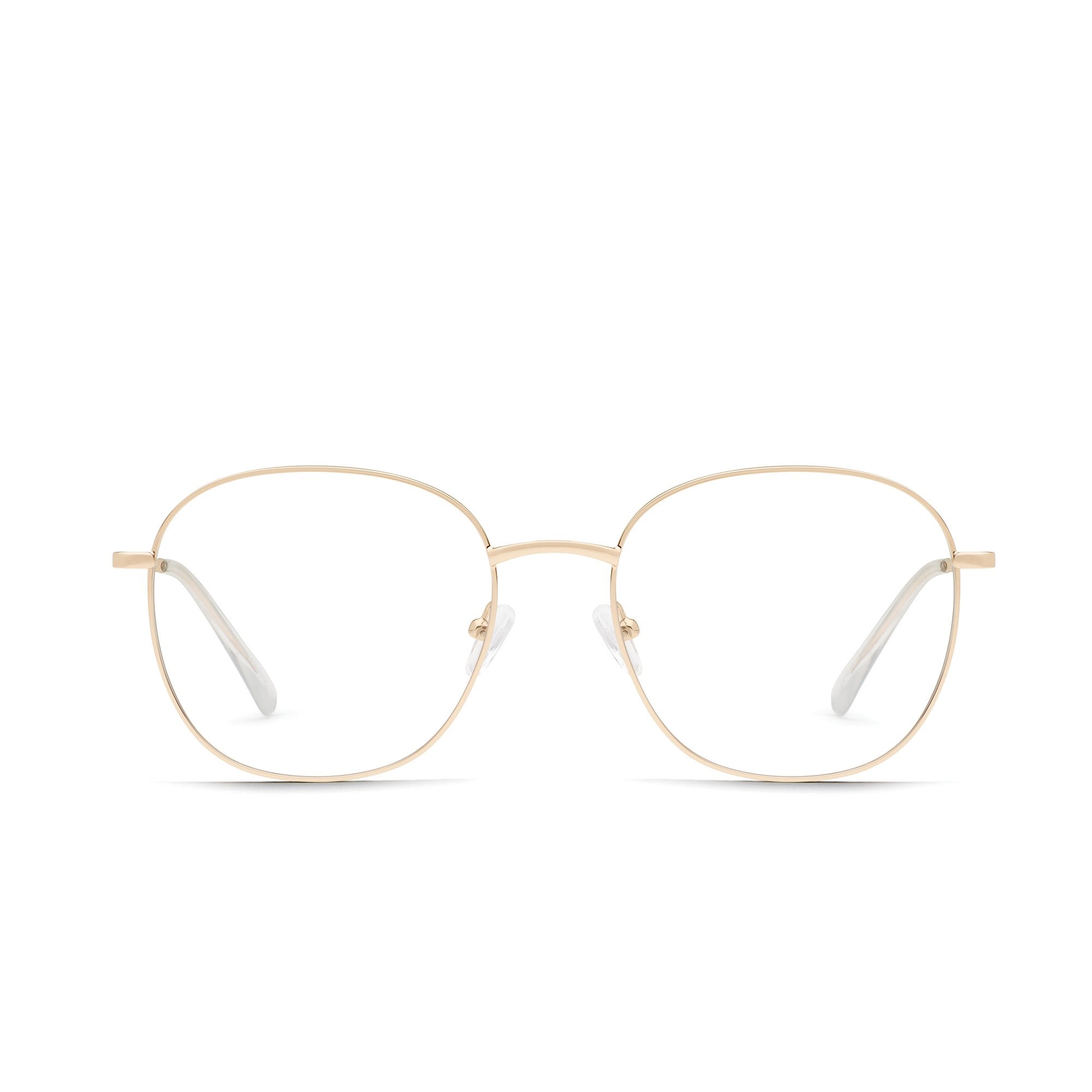 Gold / Clear Rx Quay JEZABELL RX Unisex Glasses | WMJIK-0836