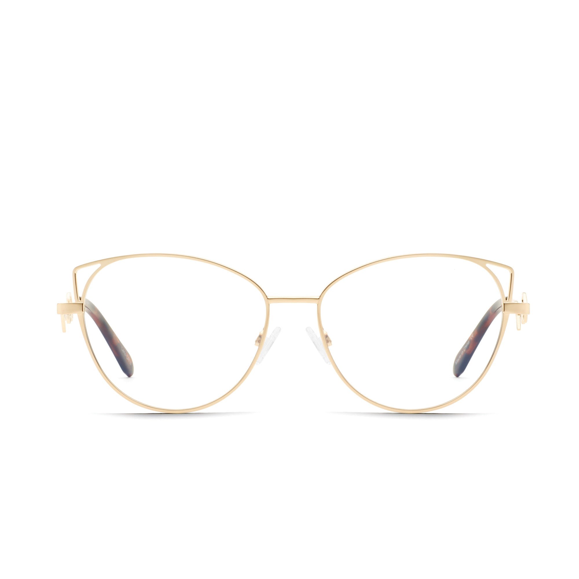 Gold / Clear Rx Quay SCRIPTED RX Unisex Glasses | NSFVZ-9726