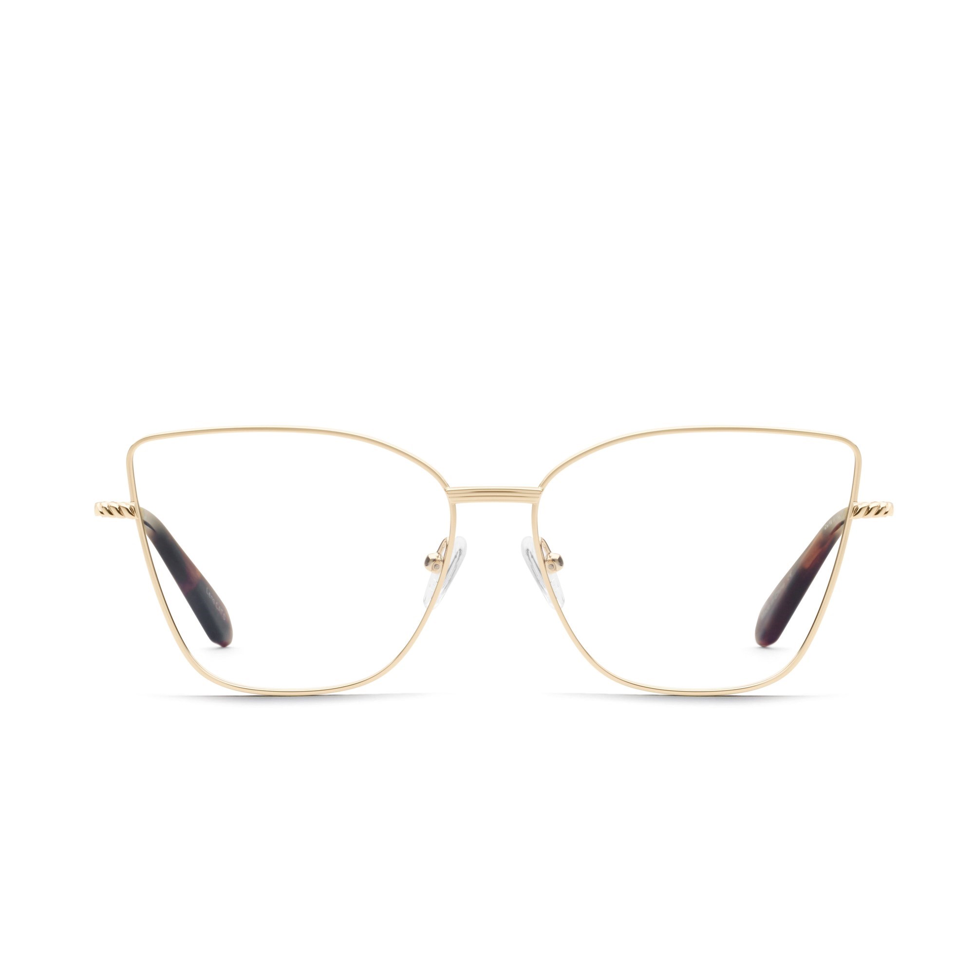 Gold / Clear Rx Quay SEND IT RX Unisex Glasses | XWCUY-4798