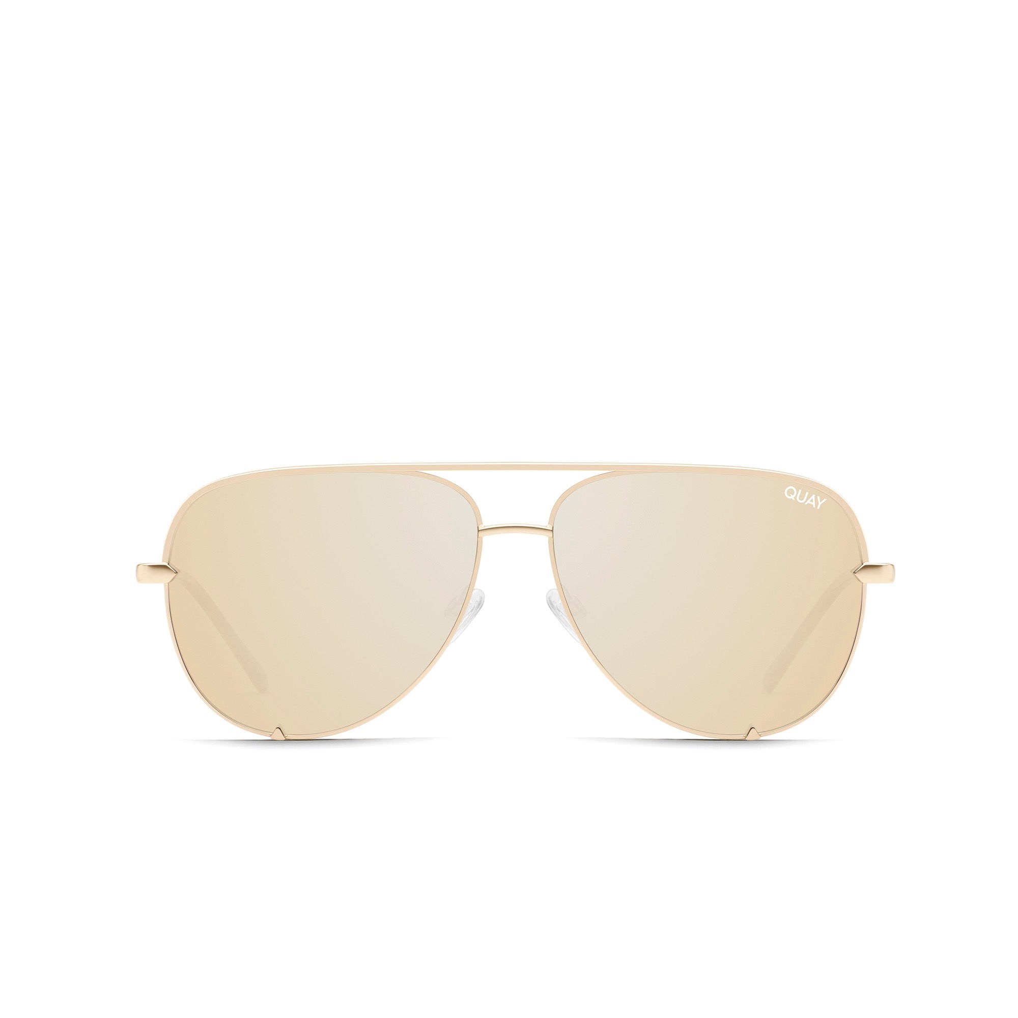 Gold / Gold Quay HIGH KEY MINI Men\'s Sunglasses | UHCMA-4169