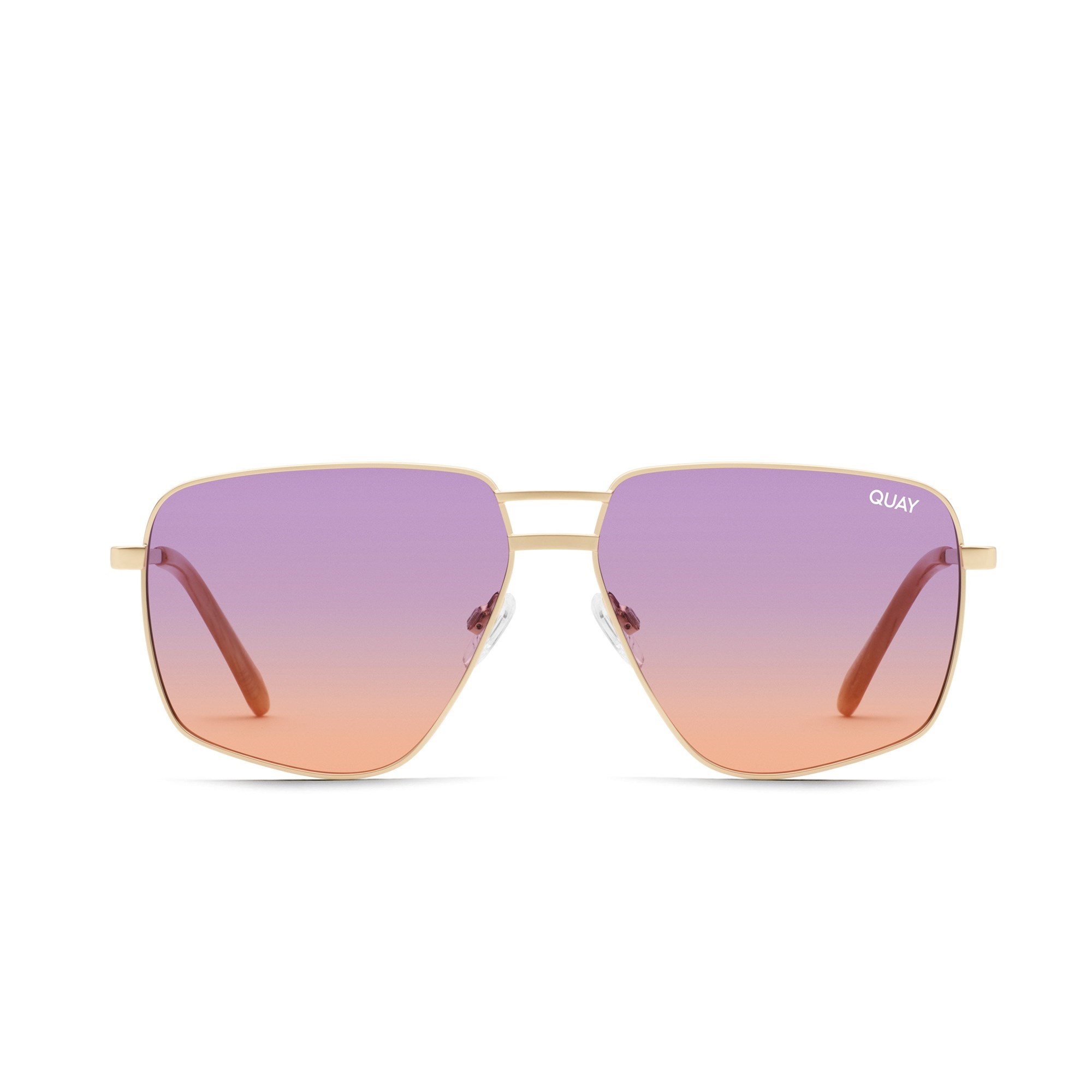 Gold / Purple To Orange Quay NEXT PLEASE Men\'s Sunglasses | RDUMQ-3549