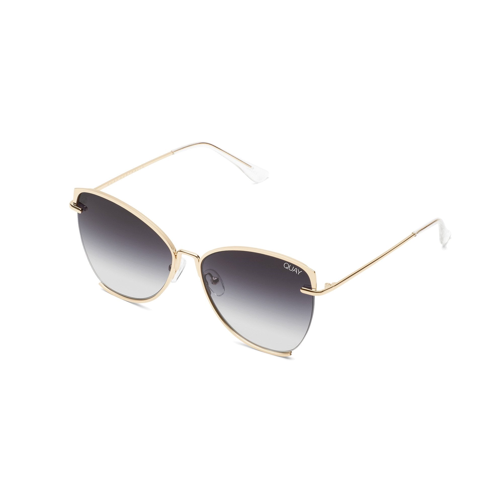 Gold / Smoke Quay DUSK TO DAWN Women's Sunglasses | ANFKM-4985