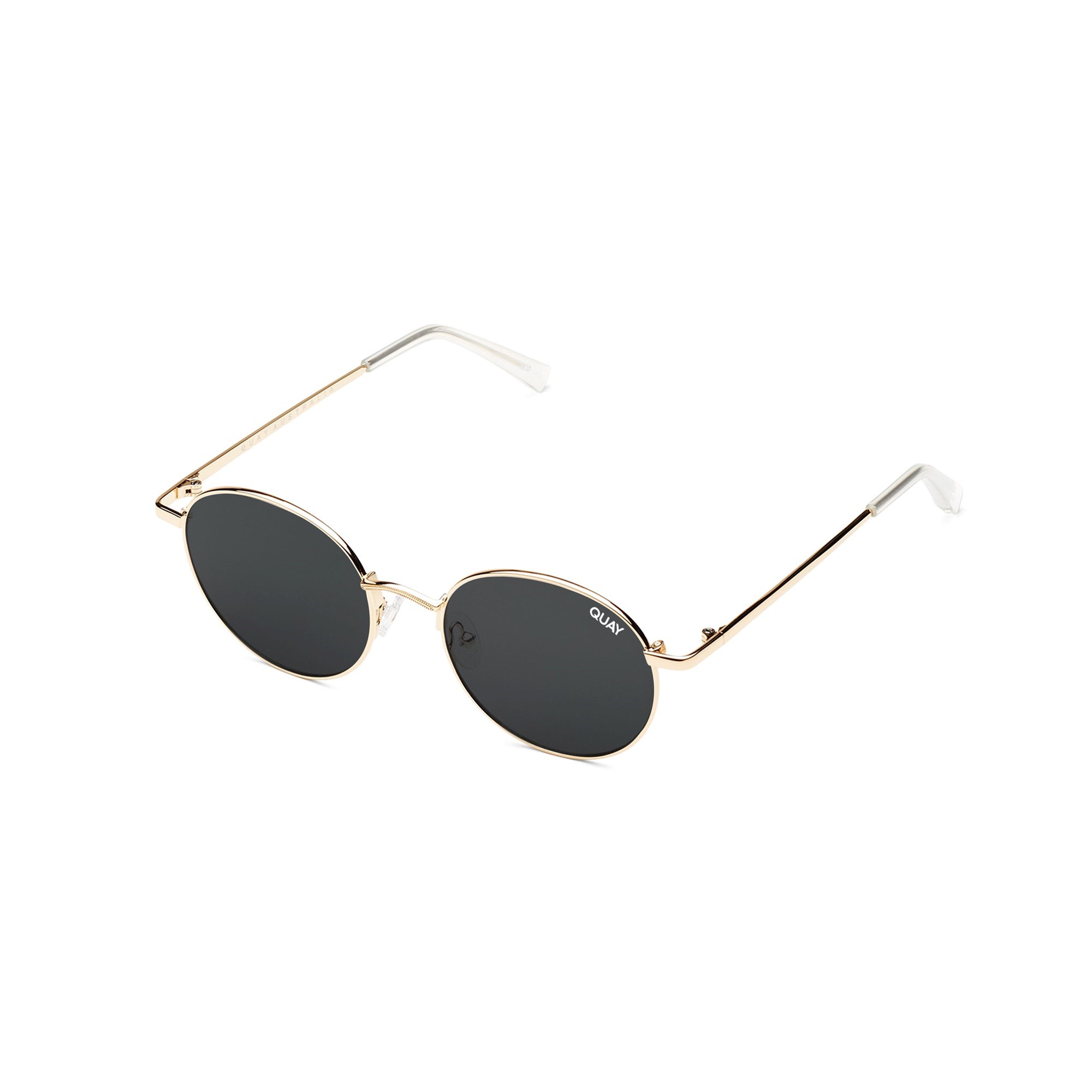 Gold / Smoke Rx Quay I SEE YOU RX Unisex Prescription Sunglasses | FHDQL-8290