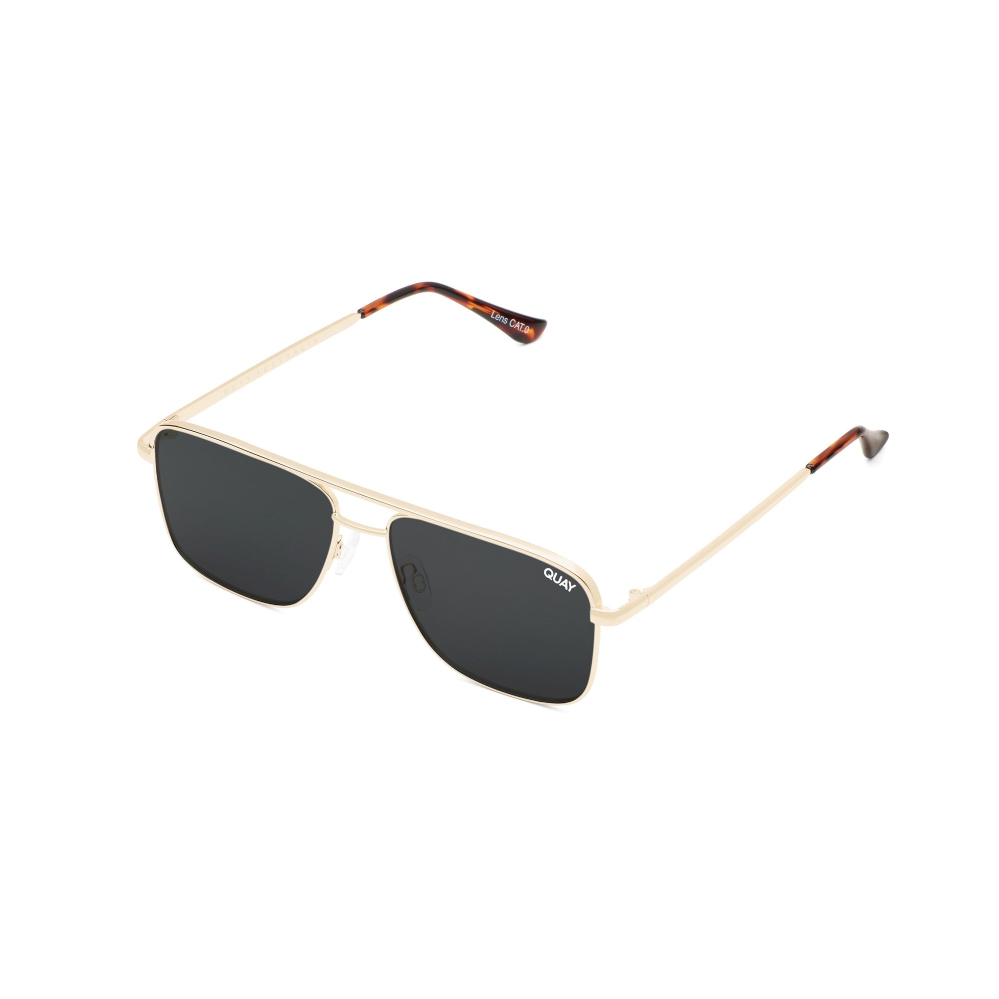 Gold / Smoke Rx Quay POSTER BOY MINI RX Unisex Prescription Sunglasses | GUEZM-3418