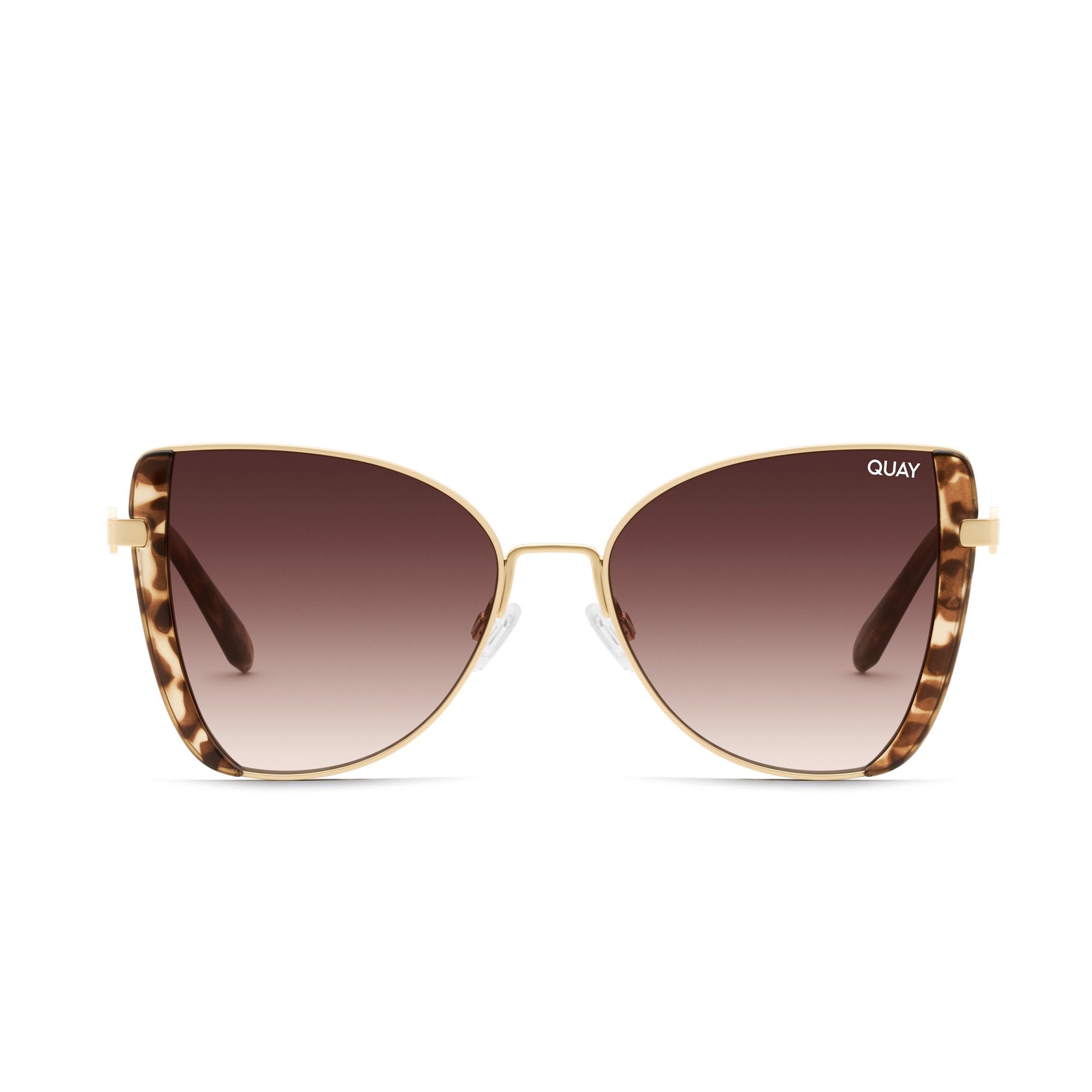 Gold Tortoise / Brown Quay GLOW UP Women\'s Sunglasses | LJPBO-5702