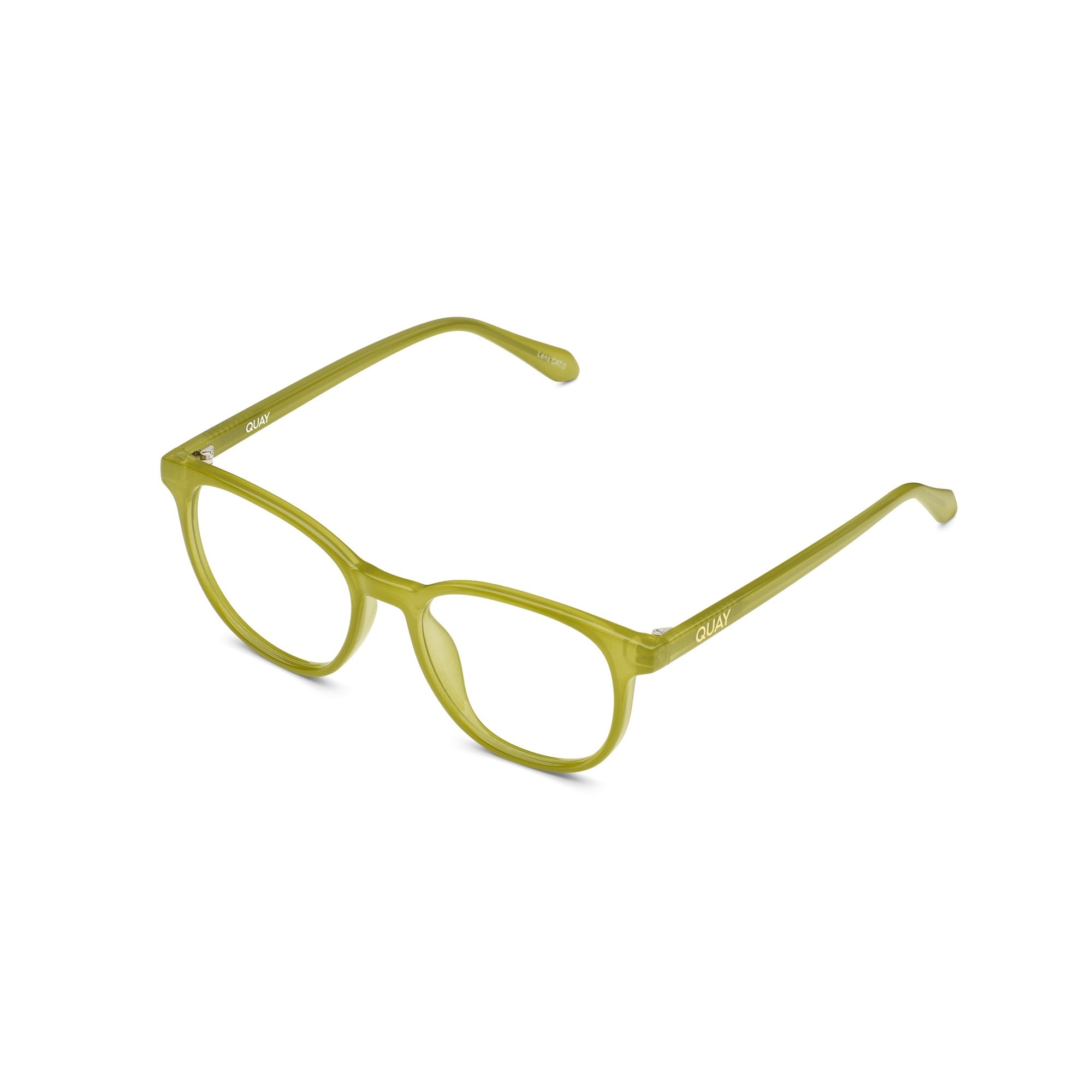 Green / Clear Rx Quay BLUEPRINT STANDARD RX Unisex Glasses | JAYDM-8361