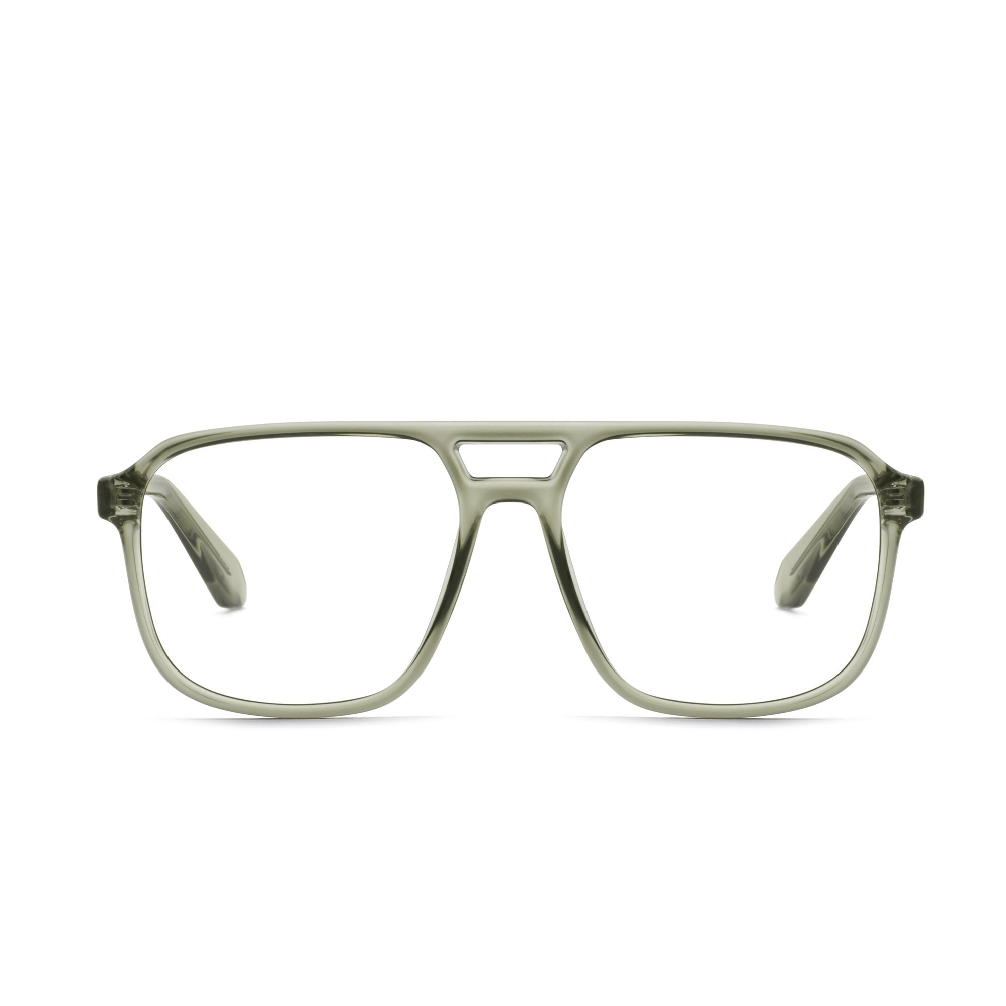 Green / Clear Rx Quay ON THE FLY RX Unisex Glasses | TUODK-4016