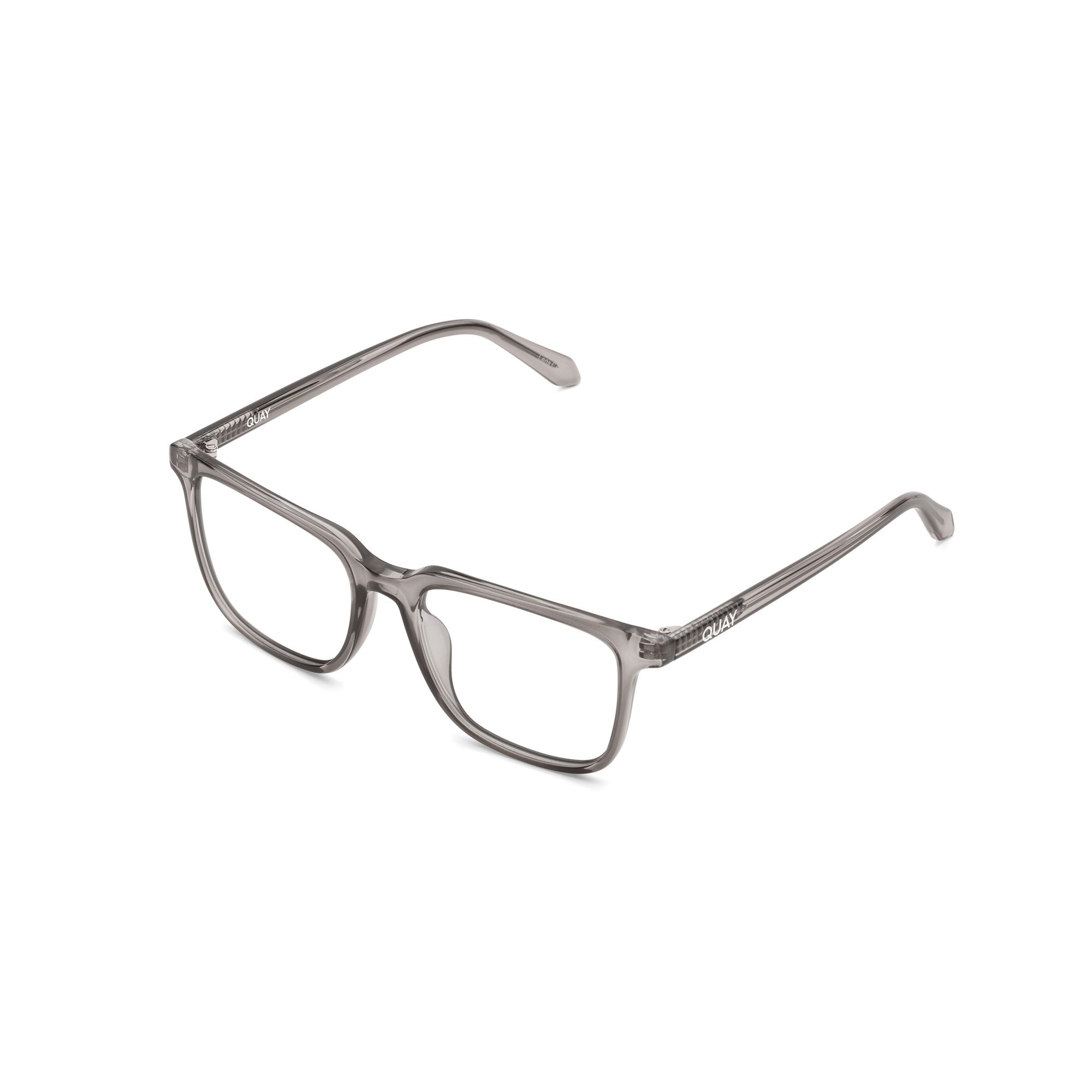 Grey / Clear Rx Quay ALGORITHM OVERSIZED RX Unisex Glasses | MPBHL-8952