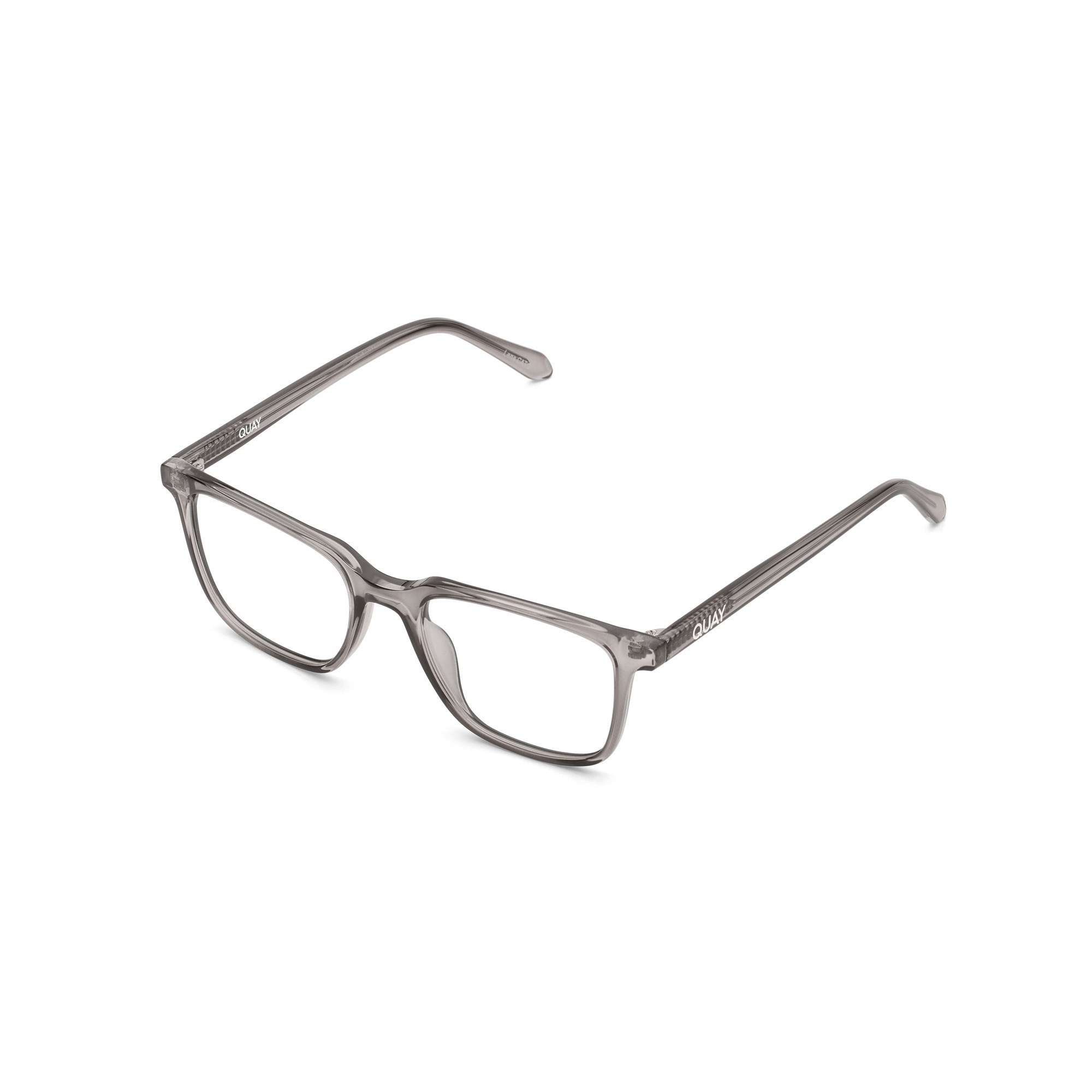 Grey / Clear Rx Quay ALGORITHM STANDARD RX Unisex Glasses | EFMUJ-2715