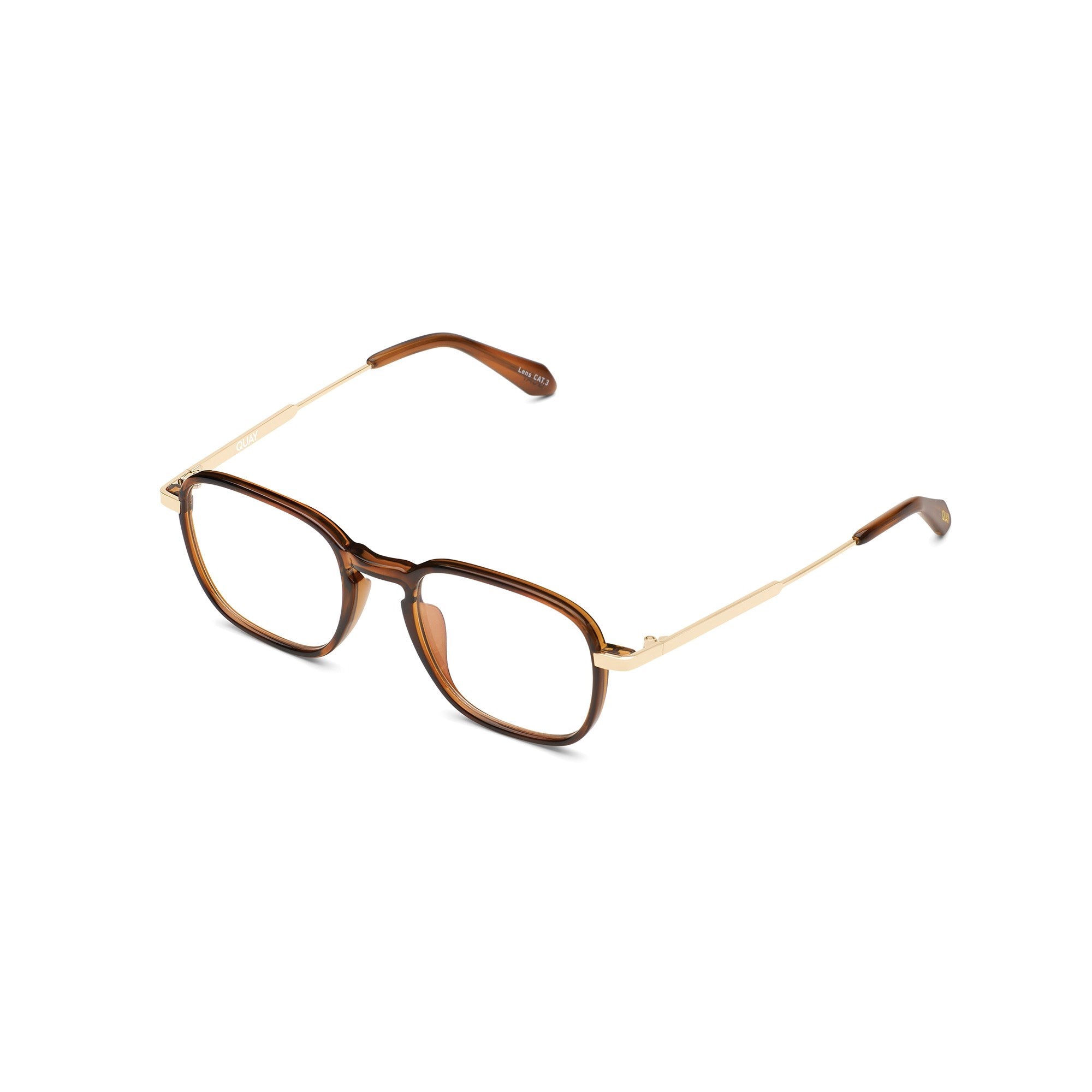 Honey Tortoise / Clear Rx Quay GROUNDED RX Unisex Glasses | RSXGL-0369