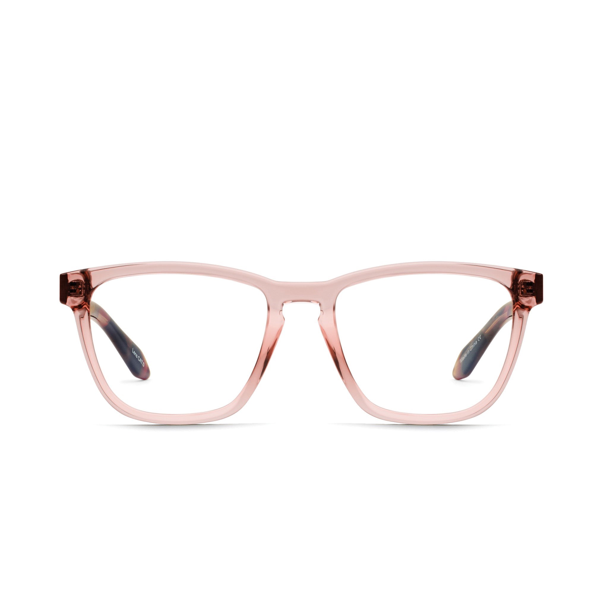 Light Brown Tortoise Temple / Clear Rx Quay HARDWIRE RX Unisex Glasses | WFSKT-0789