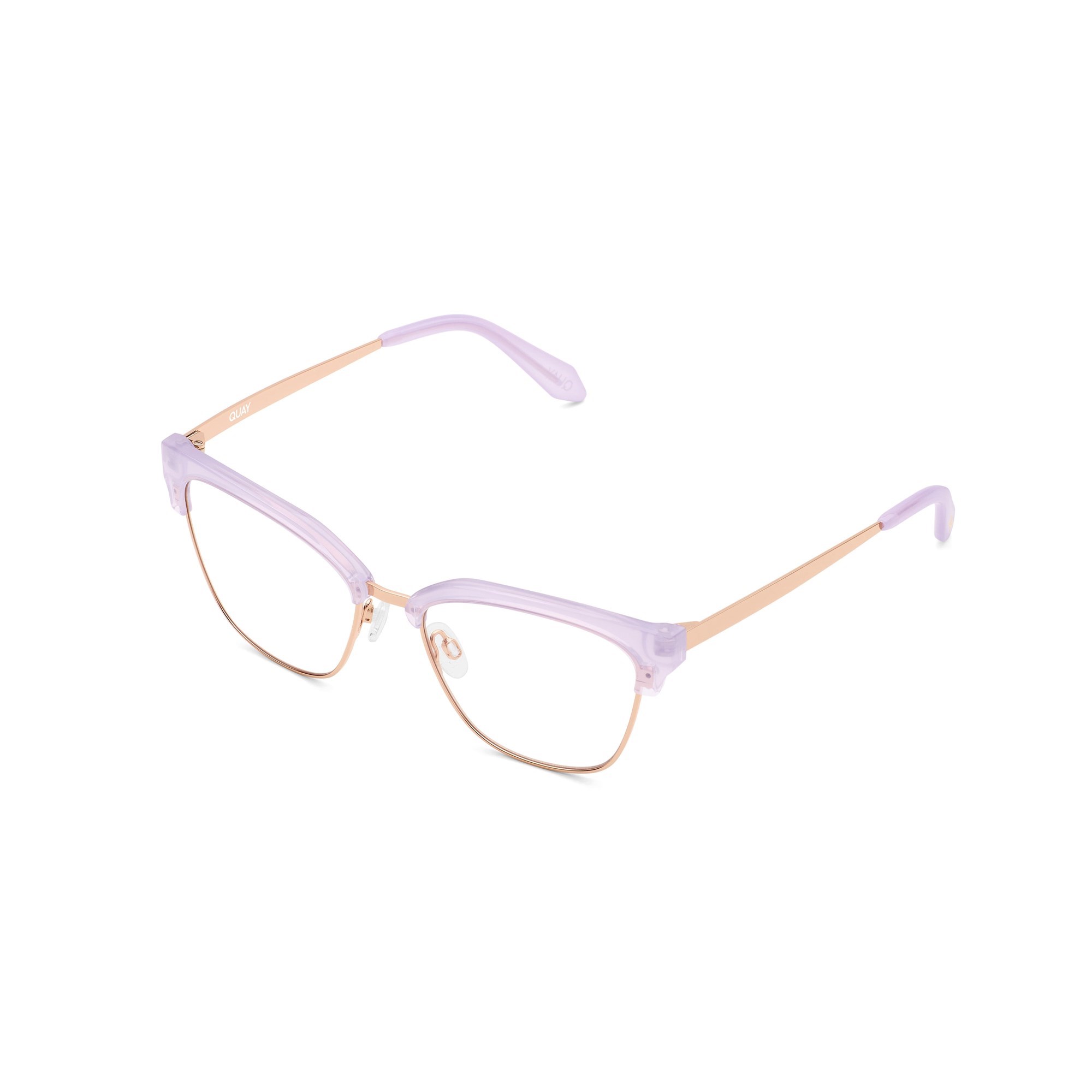 Lilac / Clear Rx Quay CHEMISTRY RX Unisex Glasses | UZNSM-8015