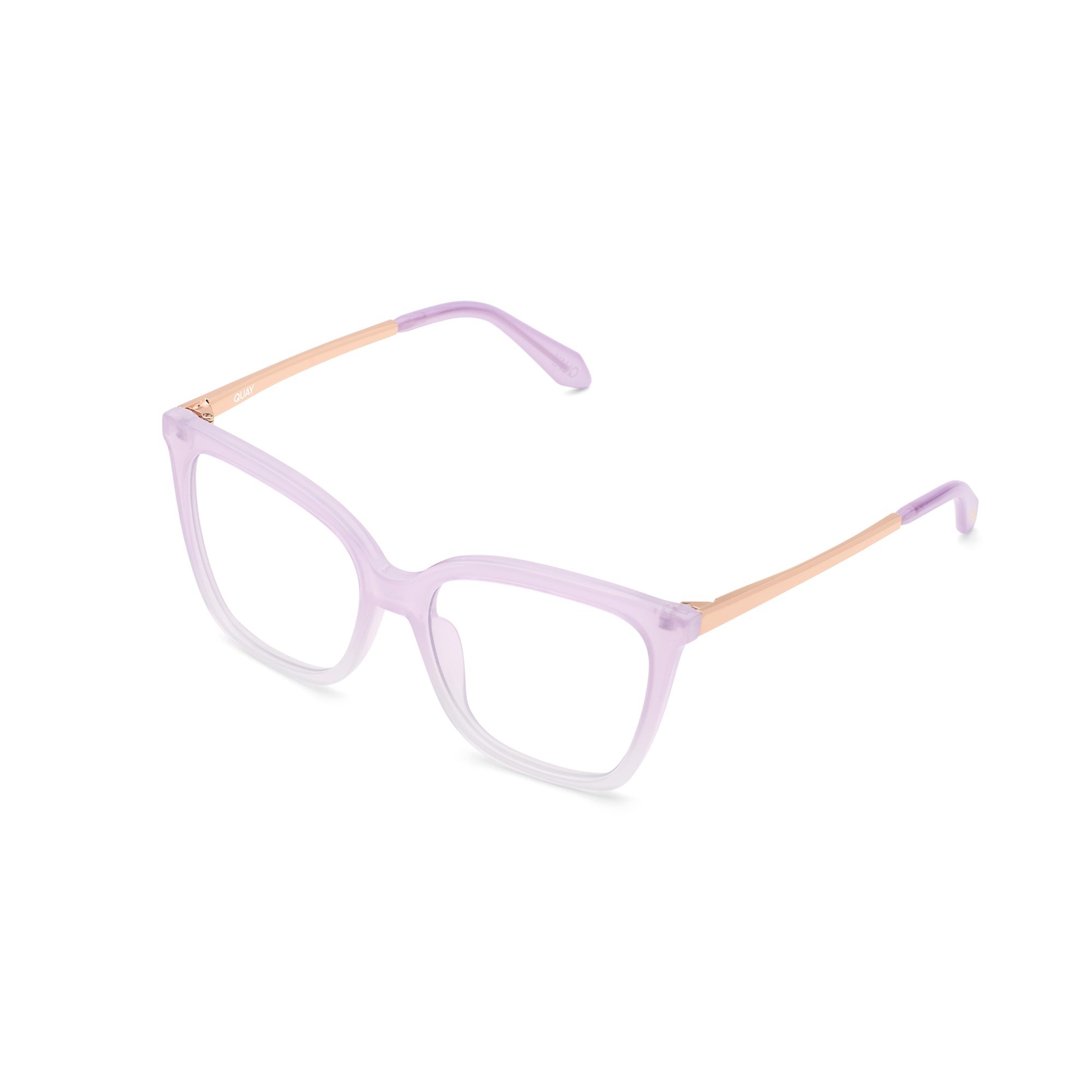 Lilac / Clear Rx Quay VIDEO ON RX Unisex Glasses | HZIOW-0527